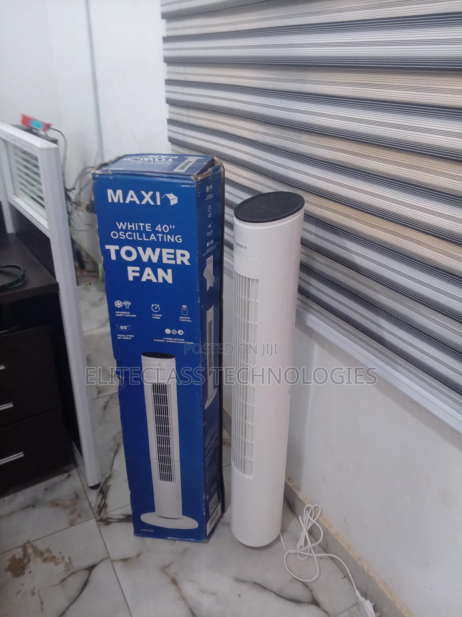 Maxi Rapid Cool 40" Oscillating Tower Fan