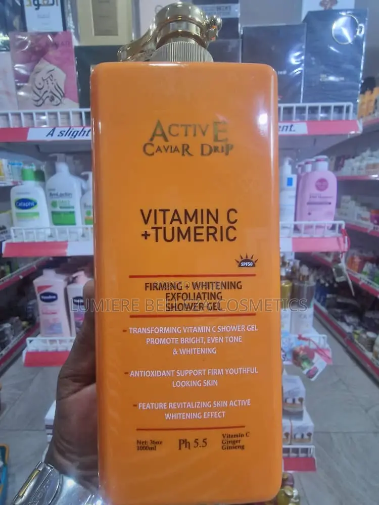 Active Caviar Drip Vitamin C Tumeric Firming Whitening Lotio