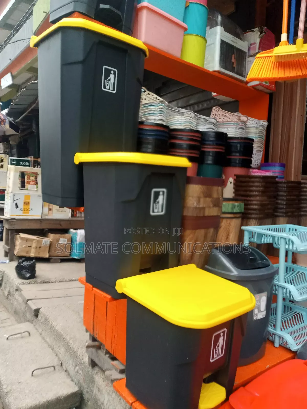 Quality Operated Plastic Pedal Bin – 35L, 50L, 65L, 85L