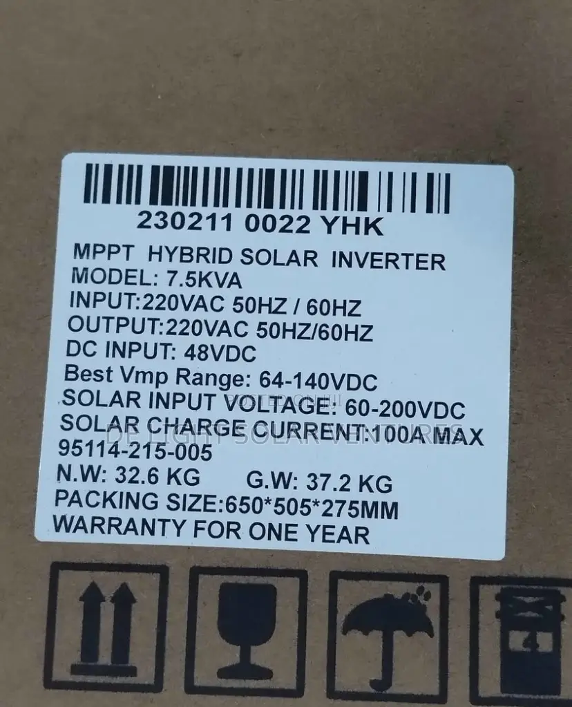 7.5kva 48v Yohako Pure Sine Wave Inverter