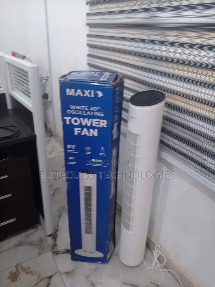 Maxi Silent Operation 40" Oscillating Tower Fan