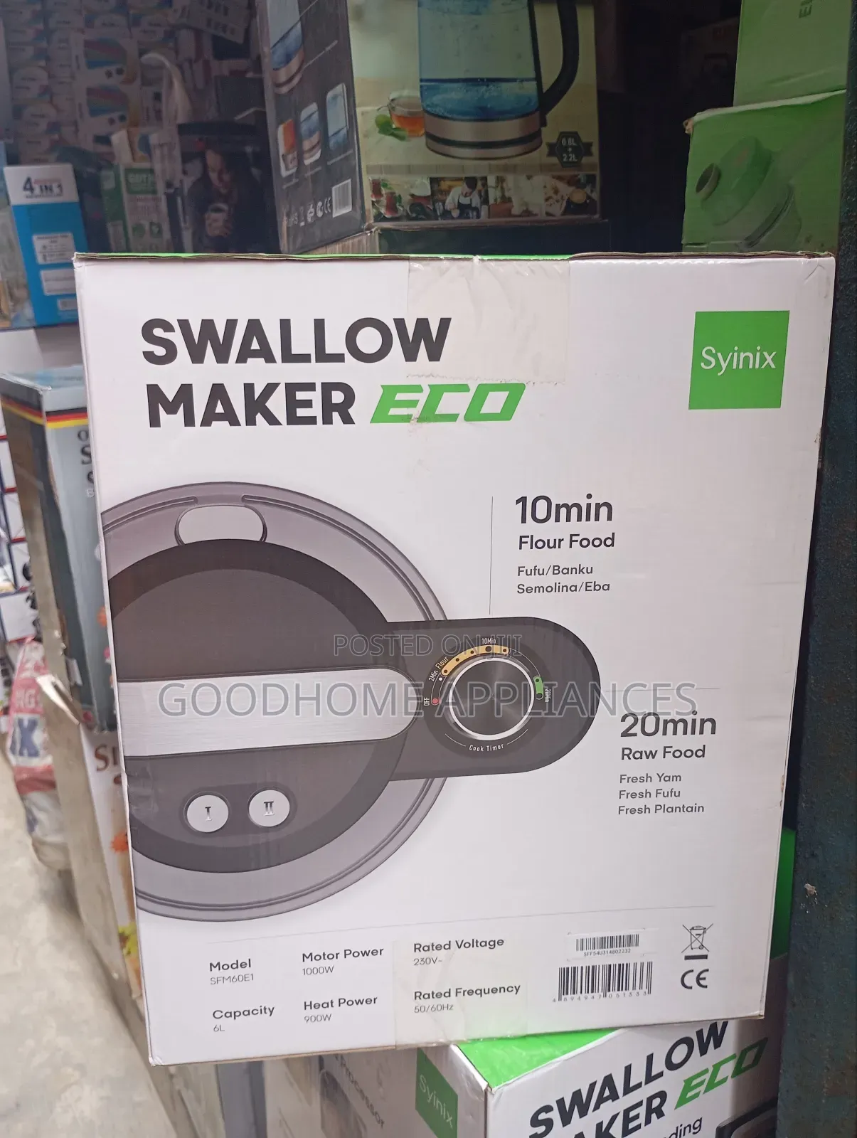 Syinix Eco Swallow Maker/Yam Pounder