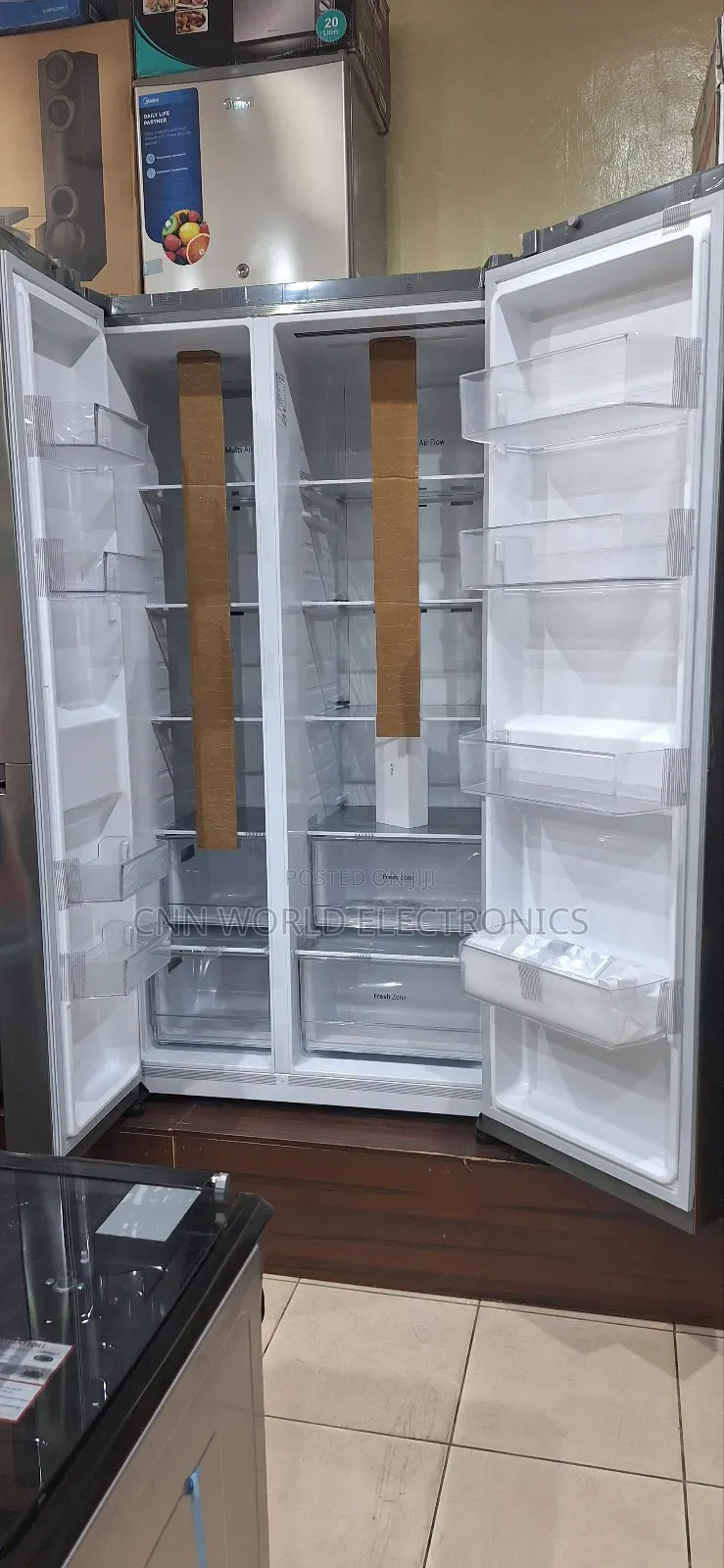 New LG Smart Inverter Side by Side Fridge(688L)Super Cooling