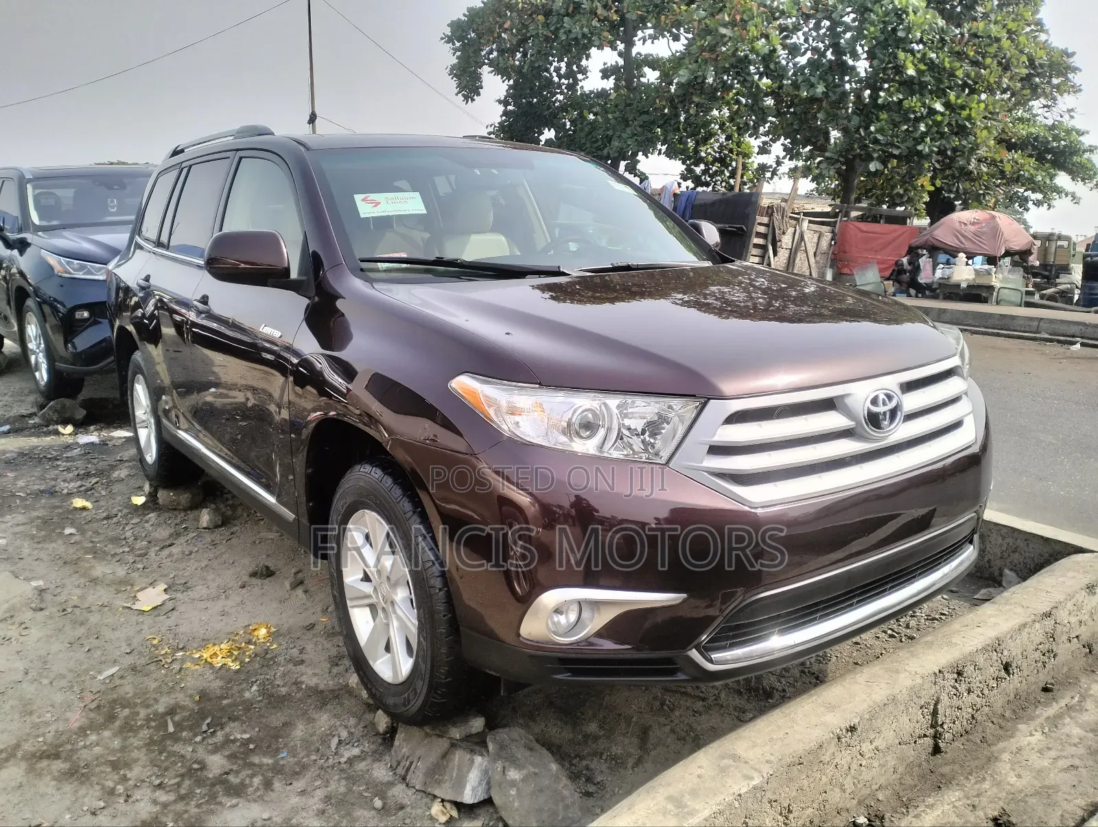Toyota Highlander 3.5L 4WD 2013 Burgundy