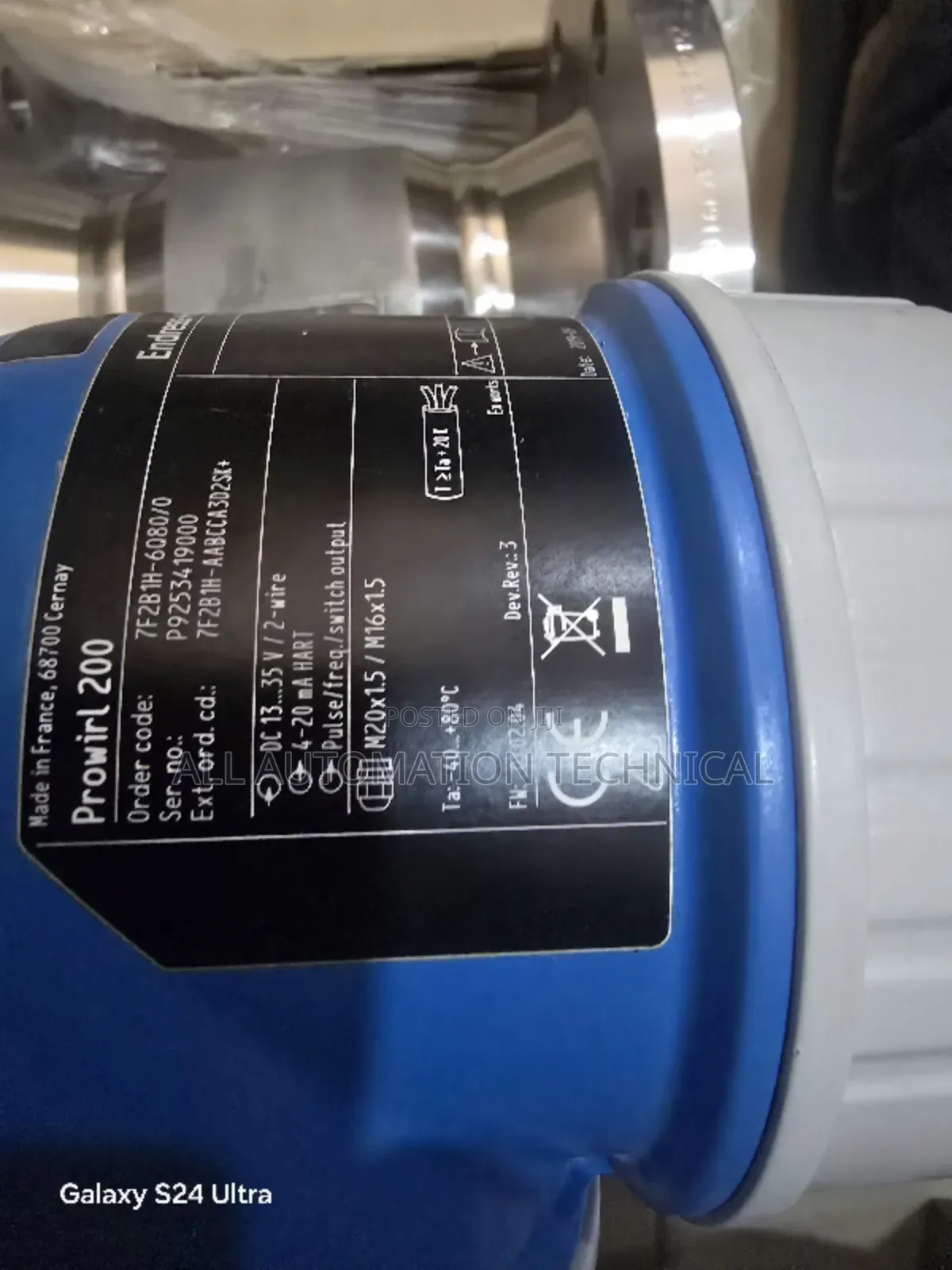 Proline Prowirl F 200 Vortex Flow Meter | 7f2bh-Aabcca302sk
