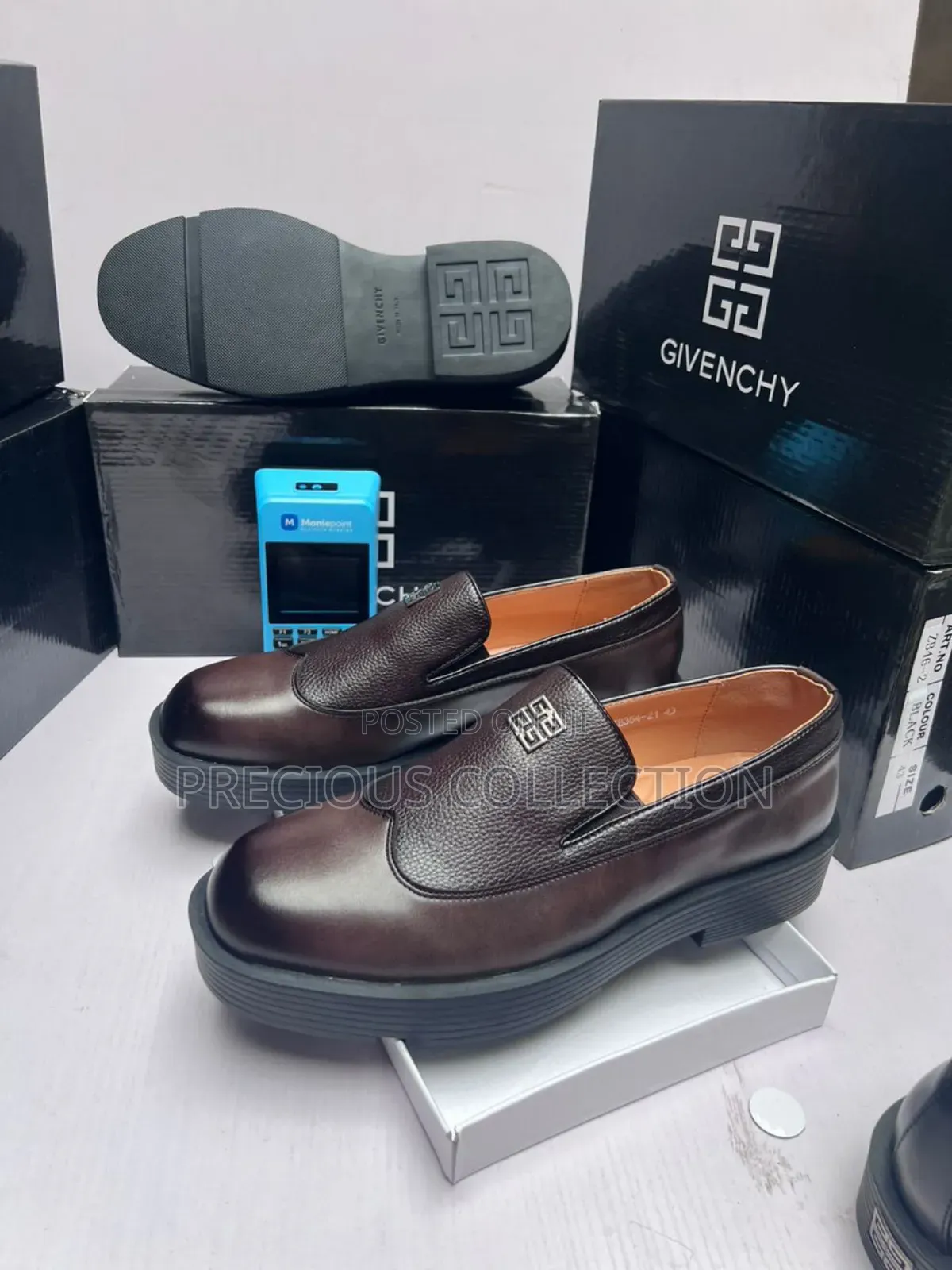 Men's Givenchy Matte Leather Shoe