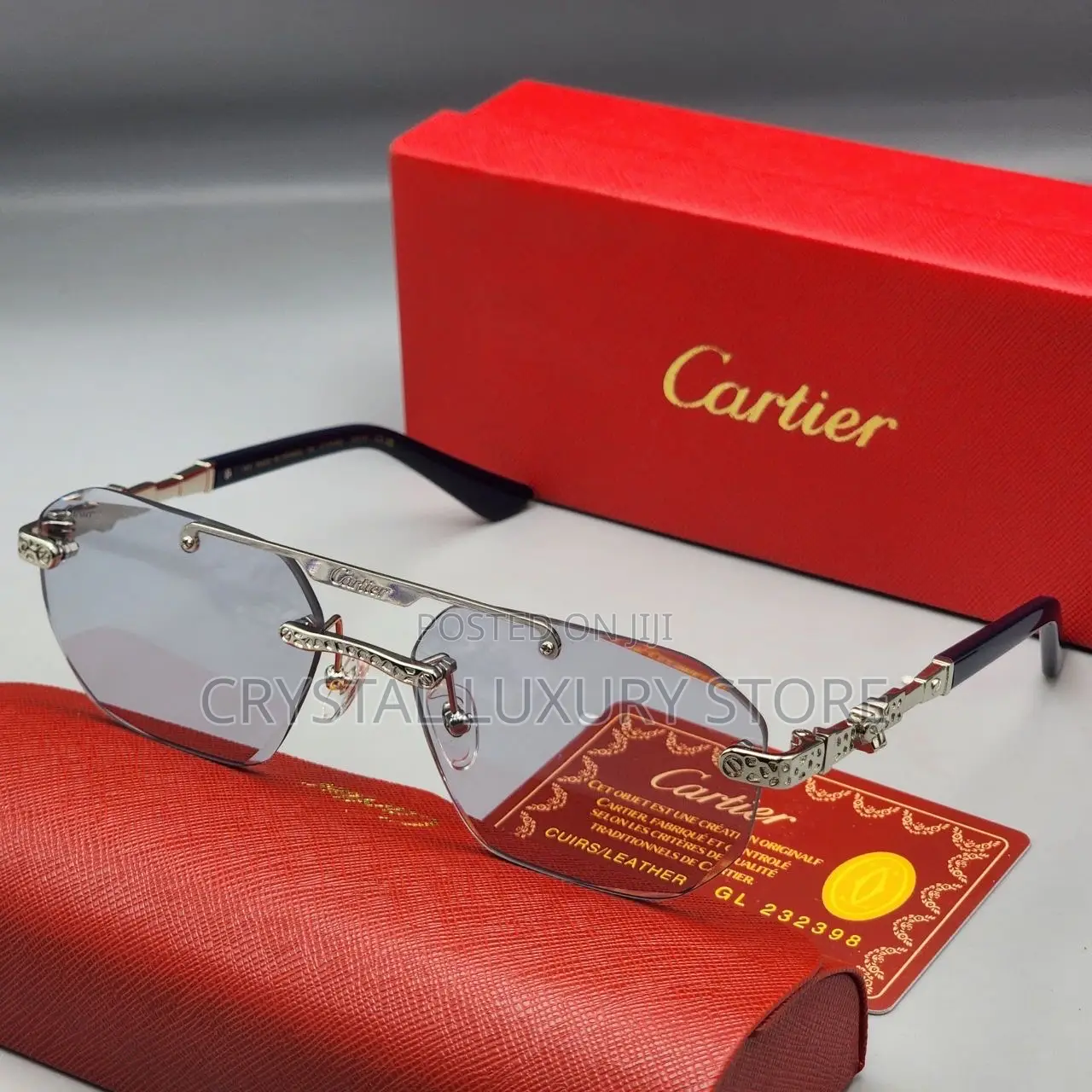 Cartier Quality Luxury Unisex Frame Glasses
