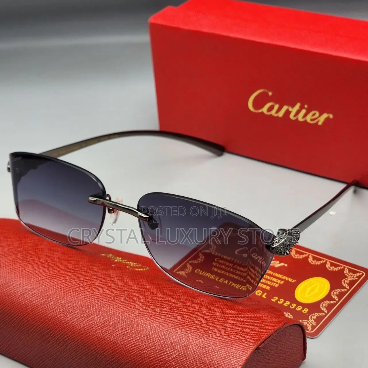 Cartier Quality Luxury Unisex Frame Glasses