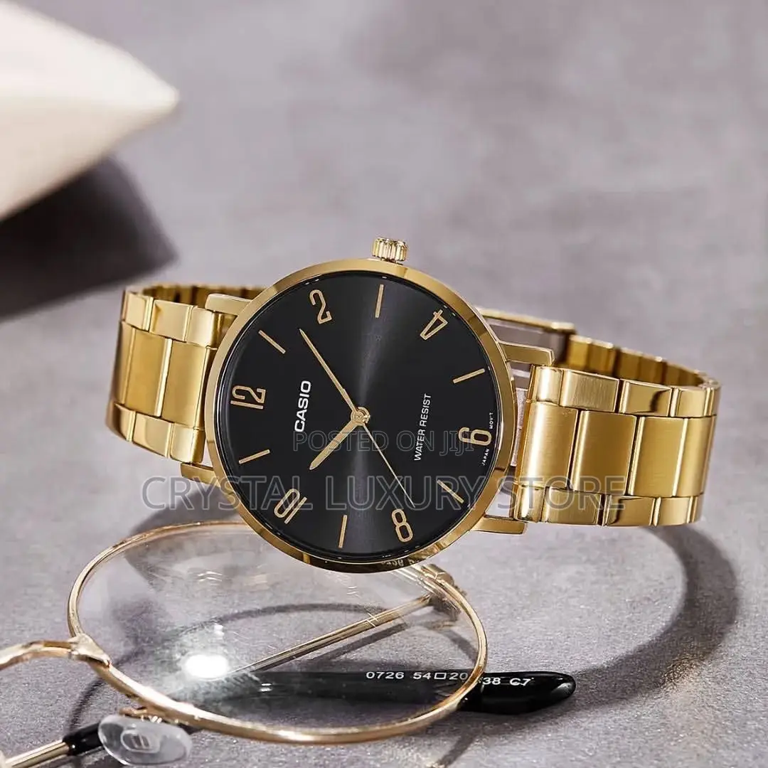 Casio Authentic Quality Luxury Men Chain Straps Wristwatch