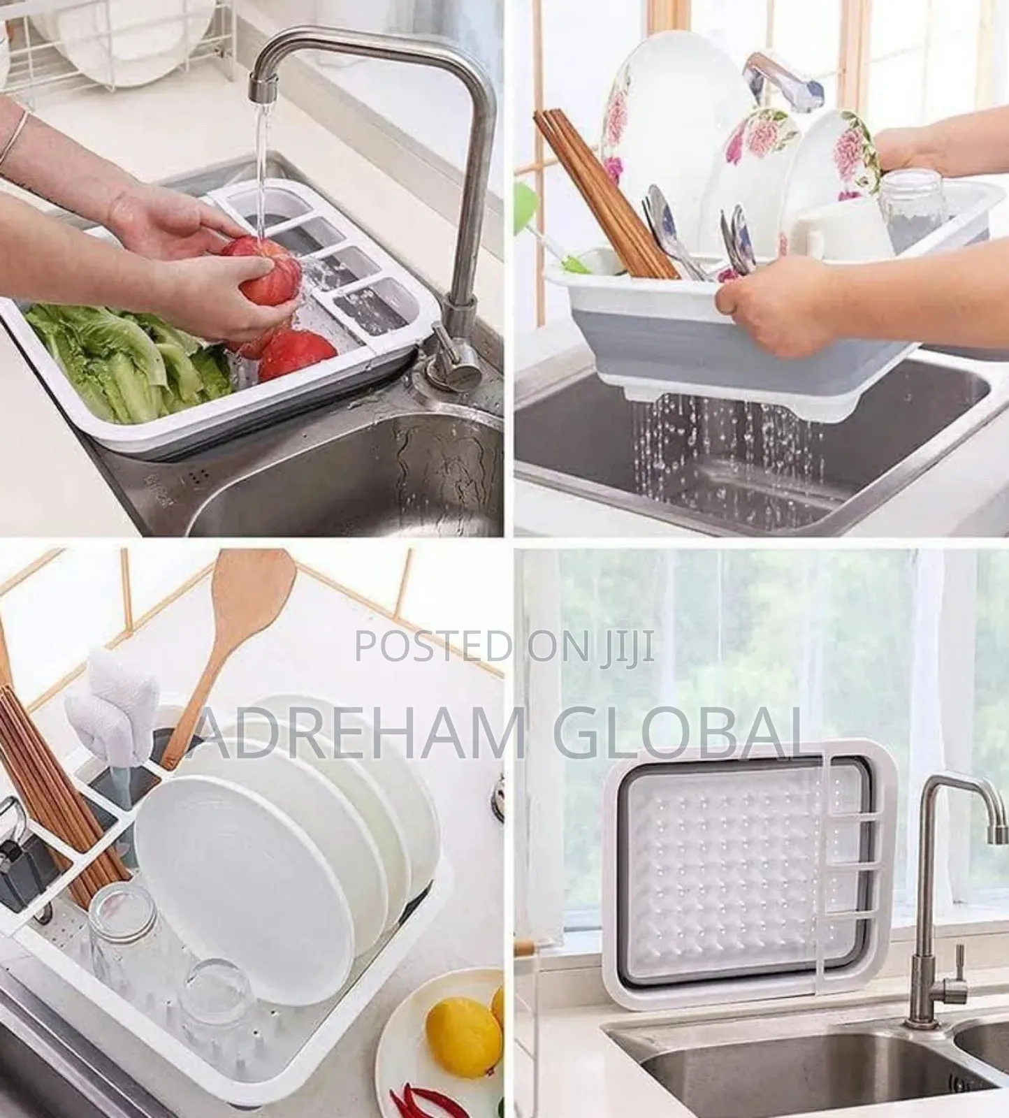 Collapsible Silicon Mini Plate Rack