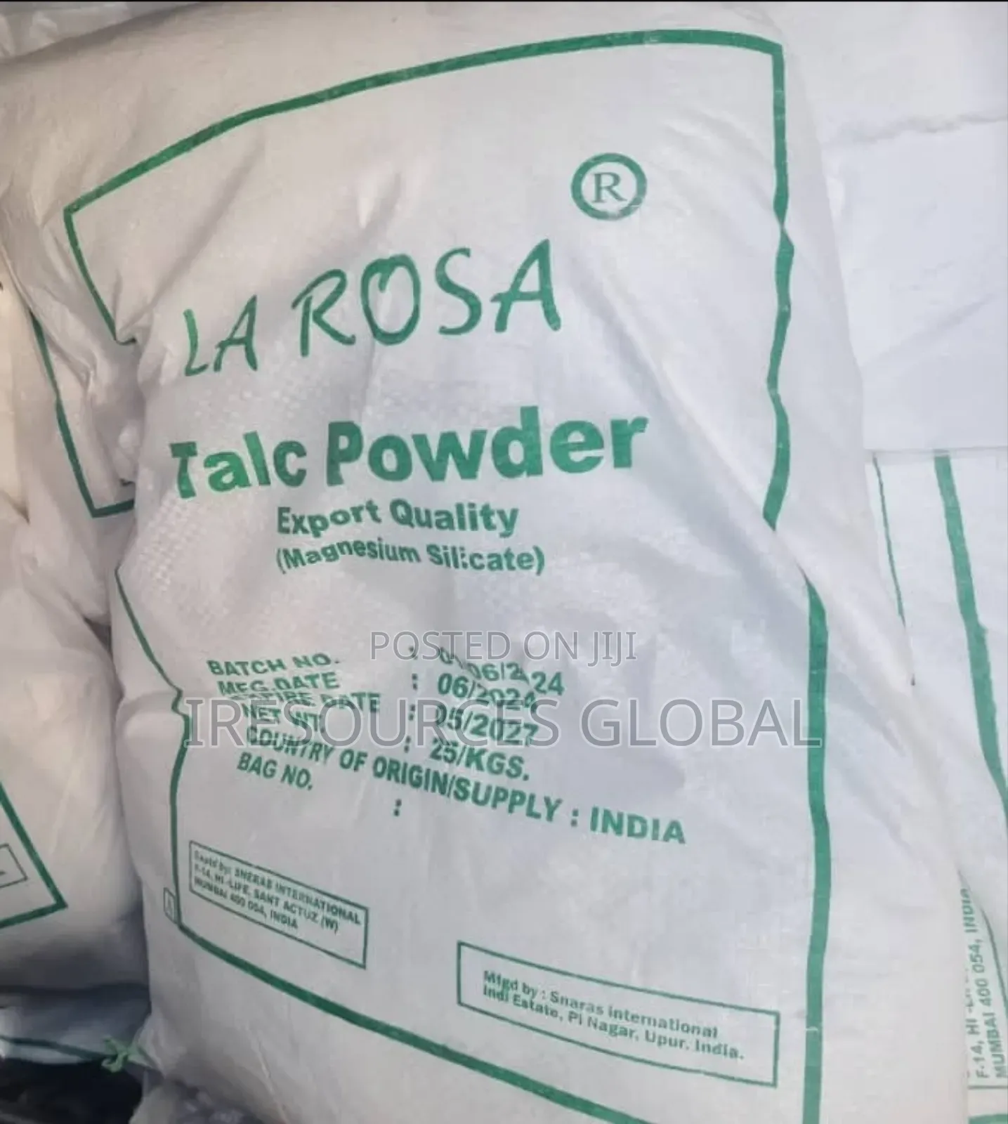 Talcum Powder 750 Mesh