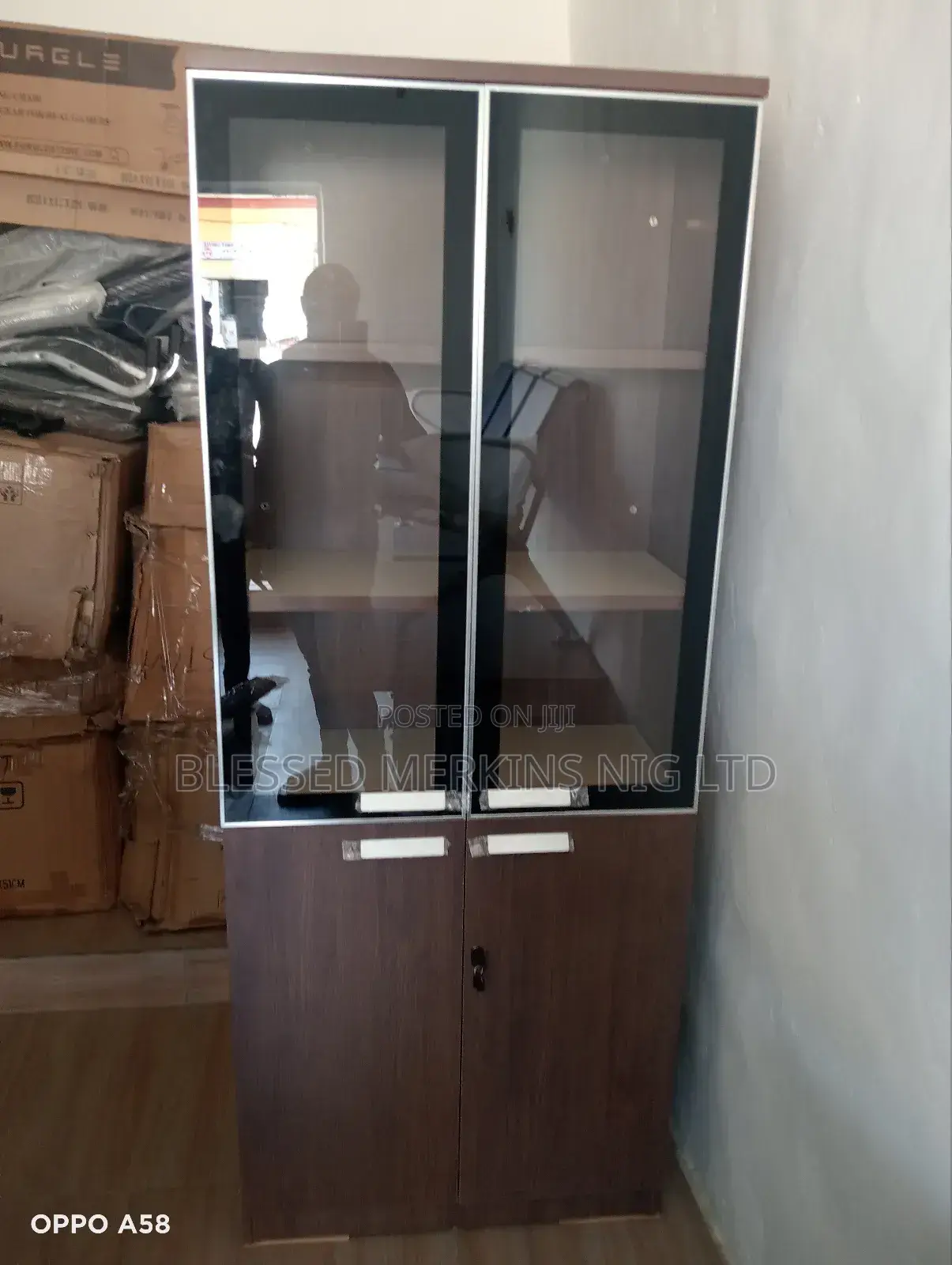 2 Door Book Shelves Wooden