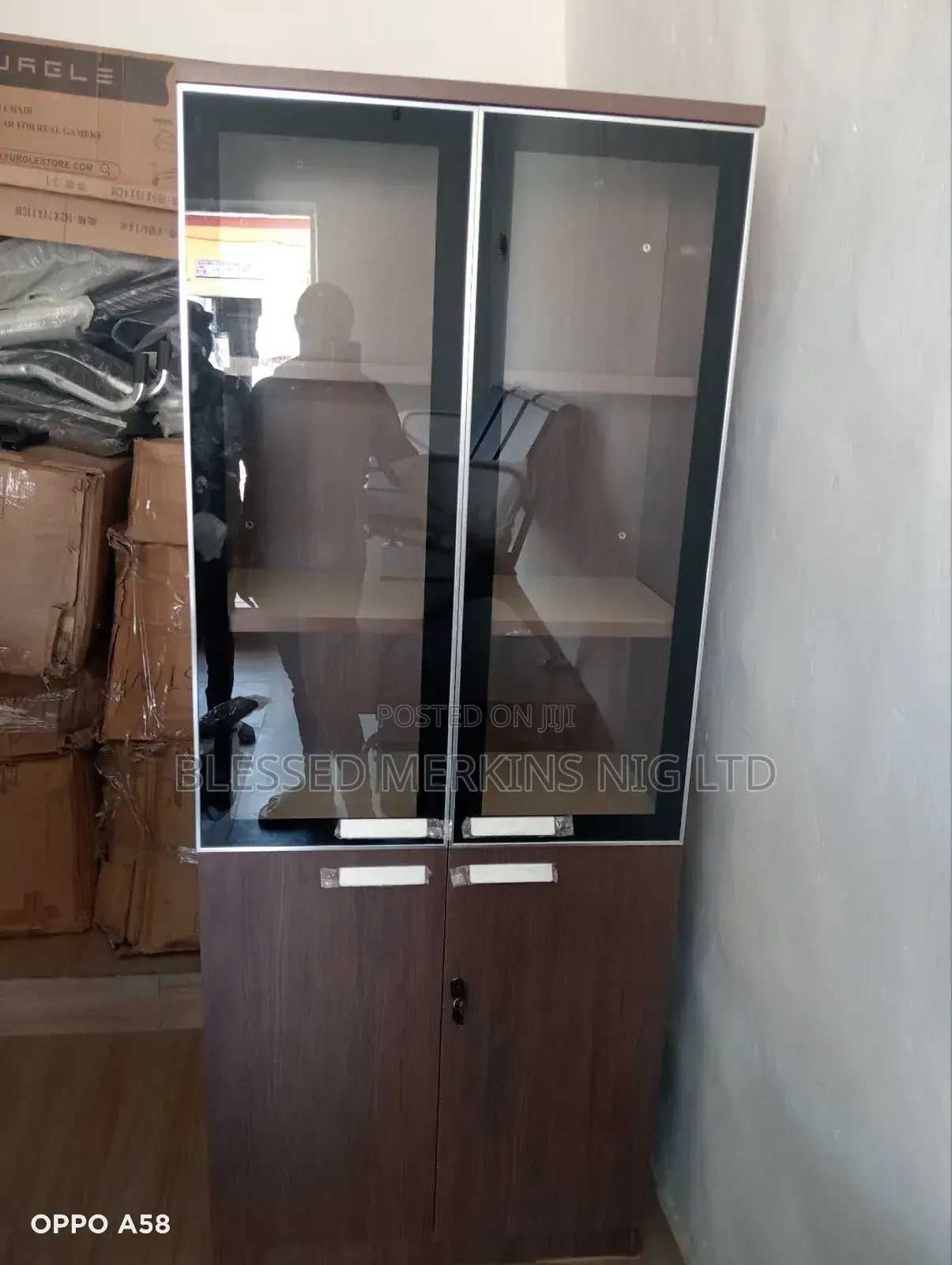 2 Door Book Shelves Wooden