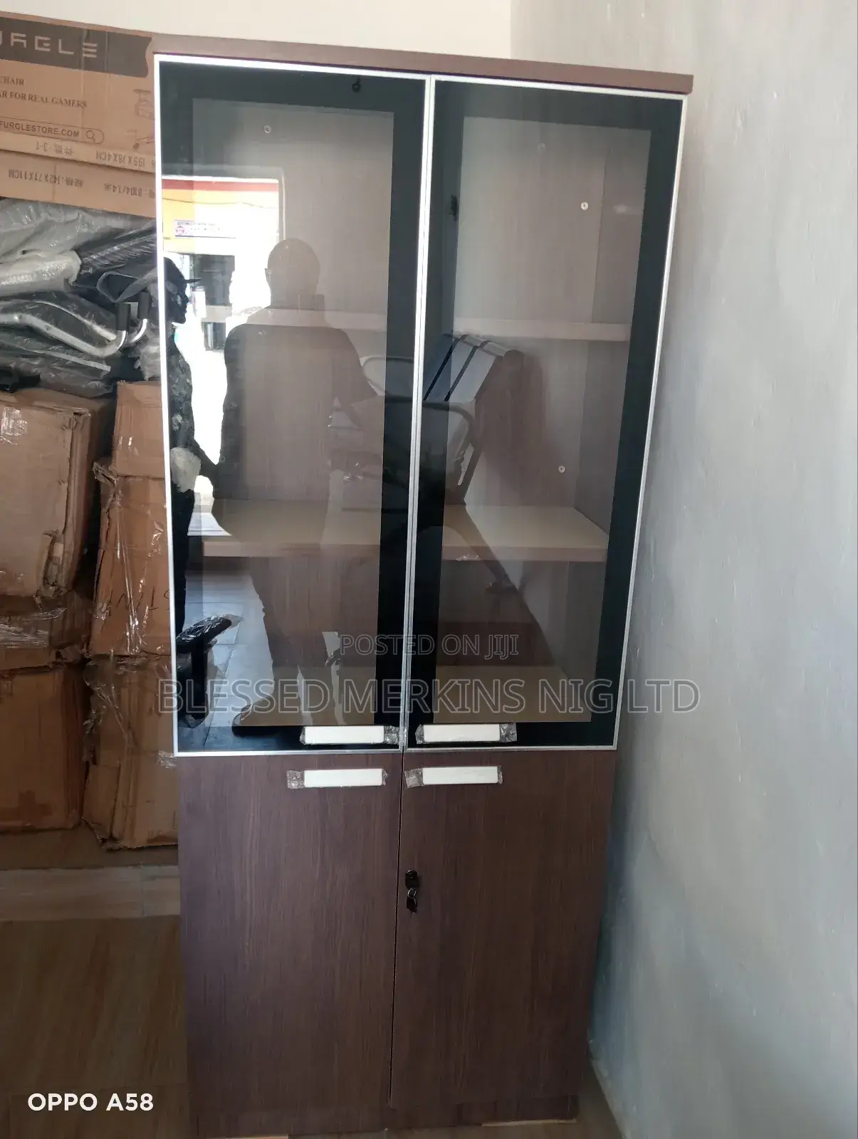 2 Door Book Shelves Wooden
