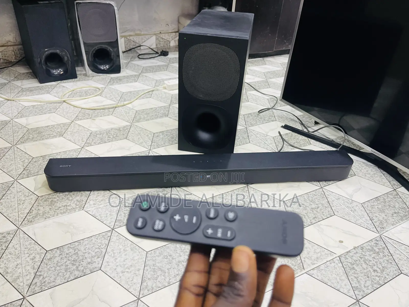 Sony Sound Bar S400 Wireless Woofer Sharp Bluetooth Deep Bas