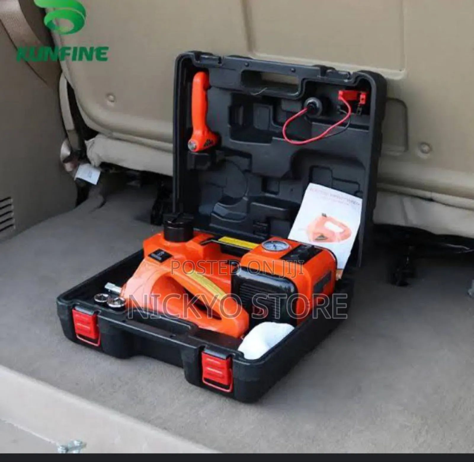 4in1 Jack, Air Pump, 12V Led Lighter, Electric Nut Opener
