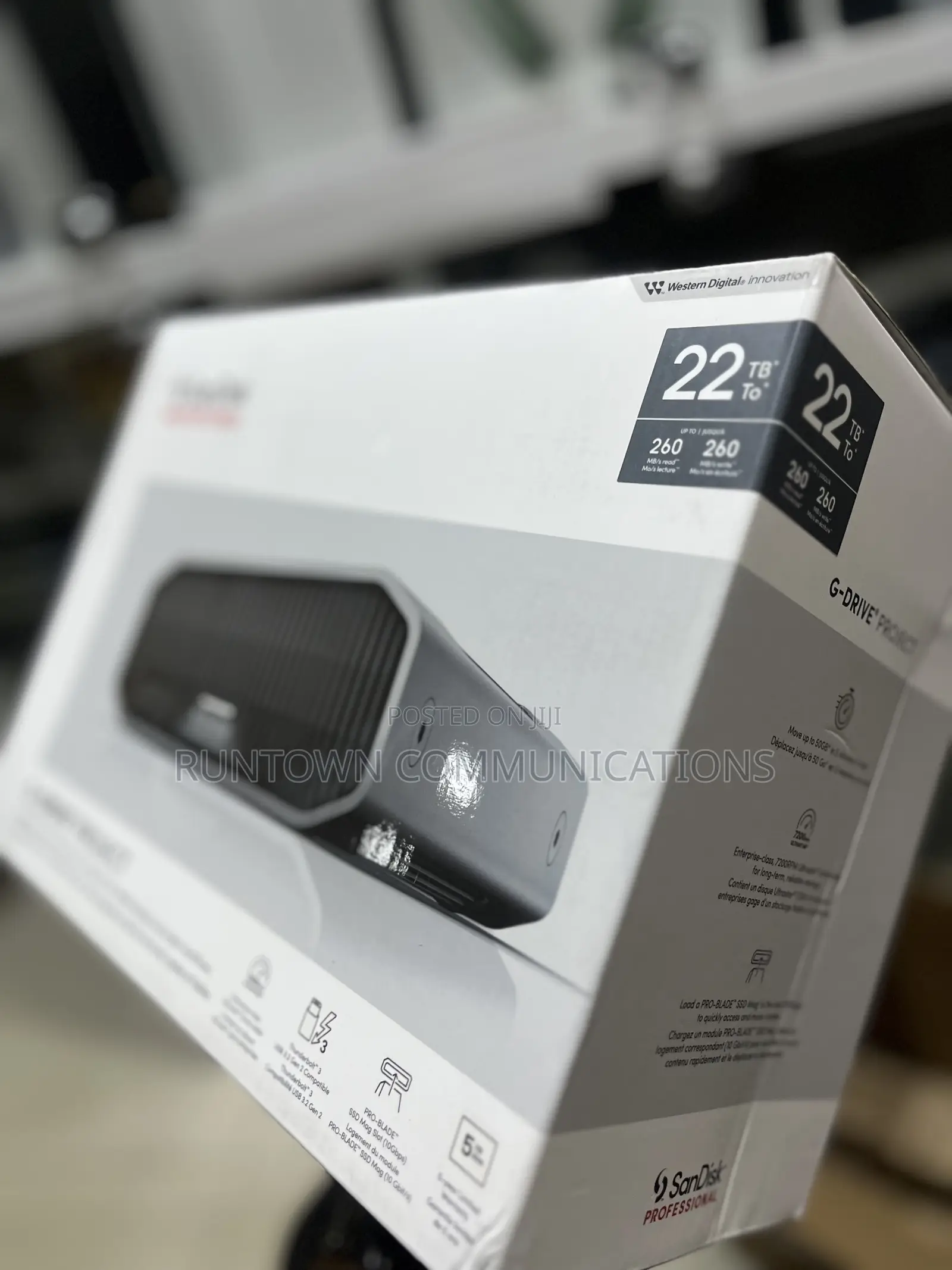 Sandisk Professional 22TB G-Drive PROJECT Thunderbolt 3 HDD