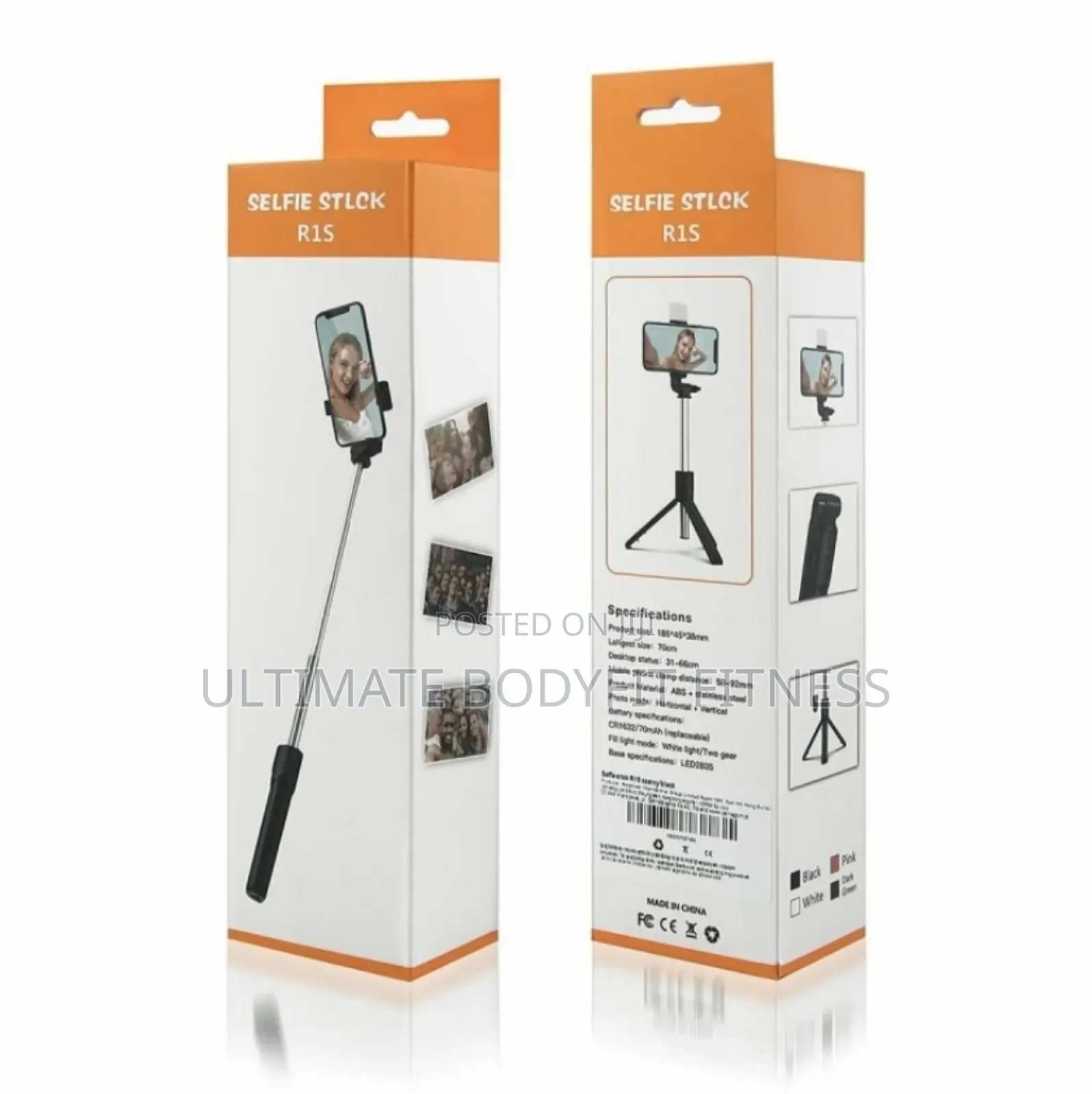 Brand New Selfie Stick R1s Black