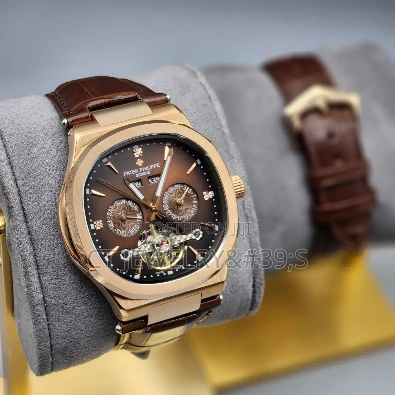 PATEK PHILIPPE Original Leather Watch (Premium) Men's