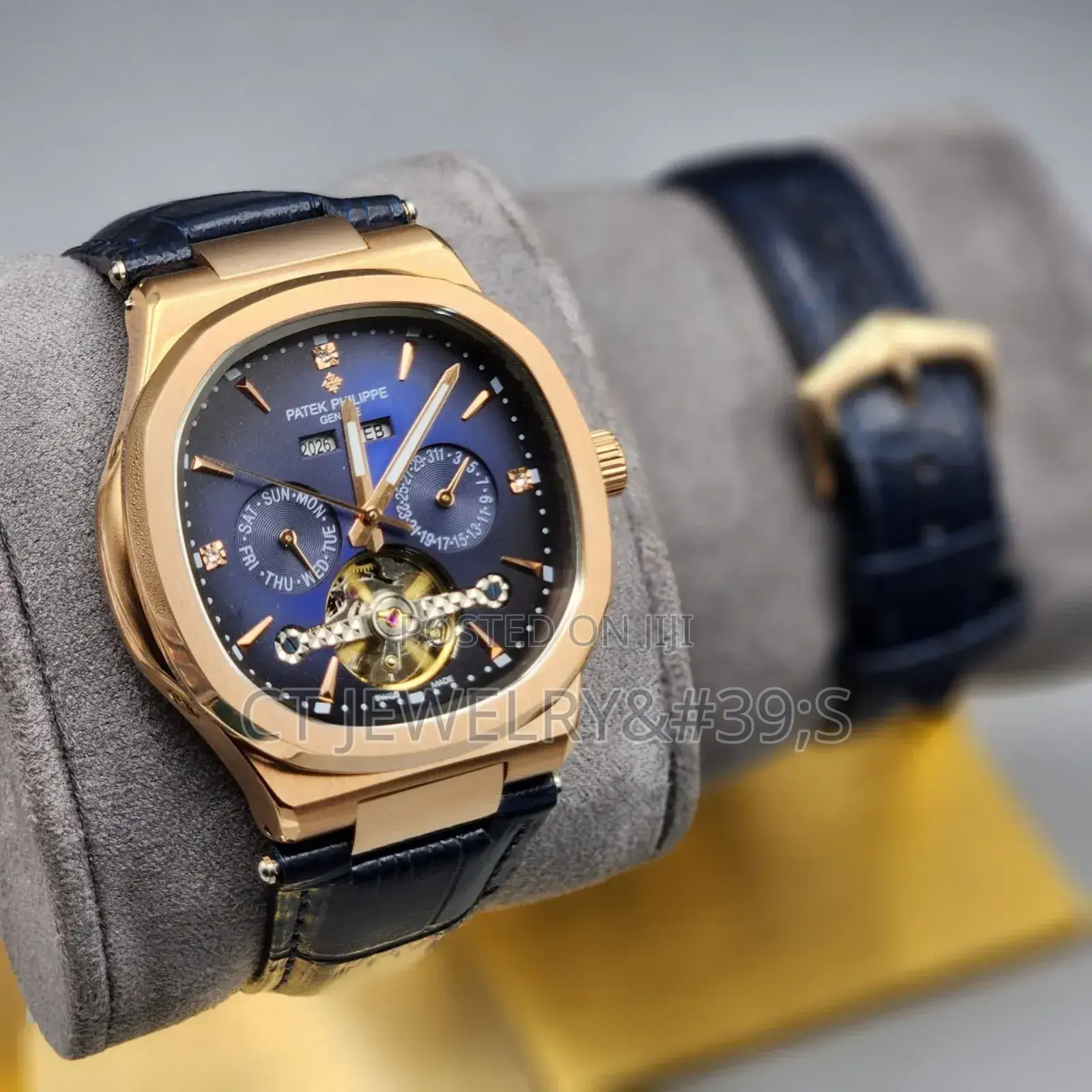PATEK PHILIPPE Original Leather Watch (Premium) Men's