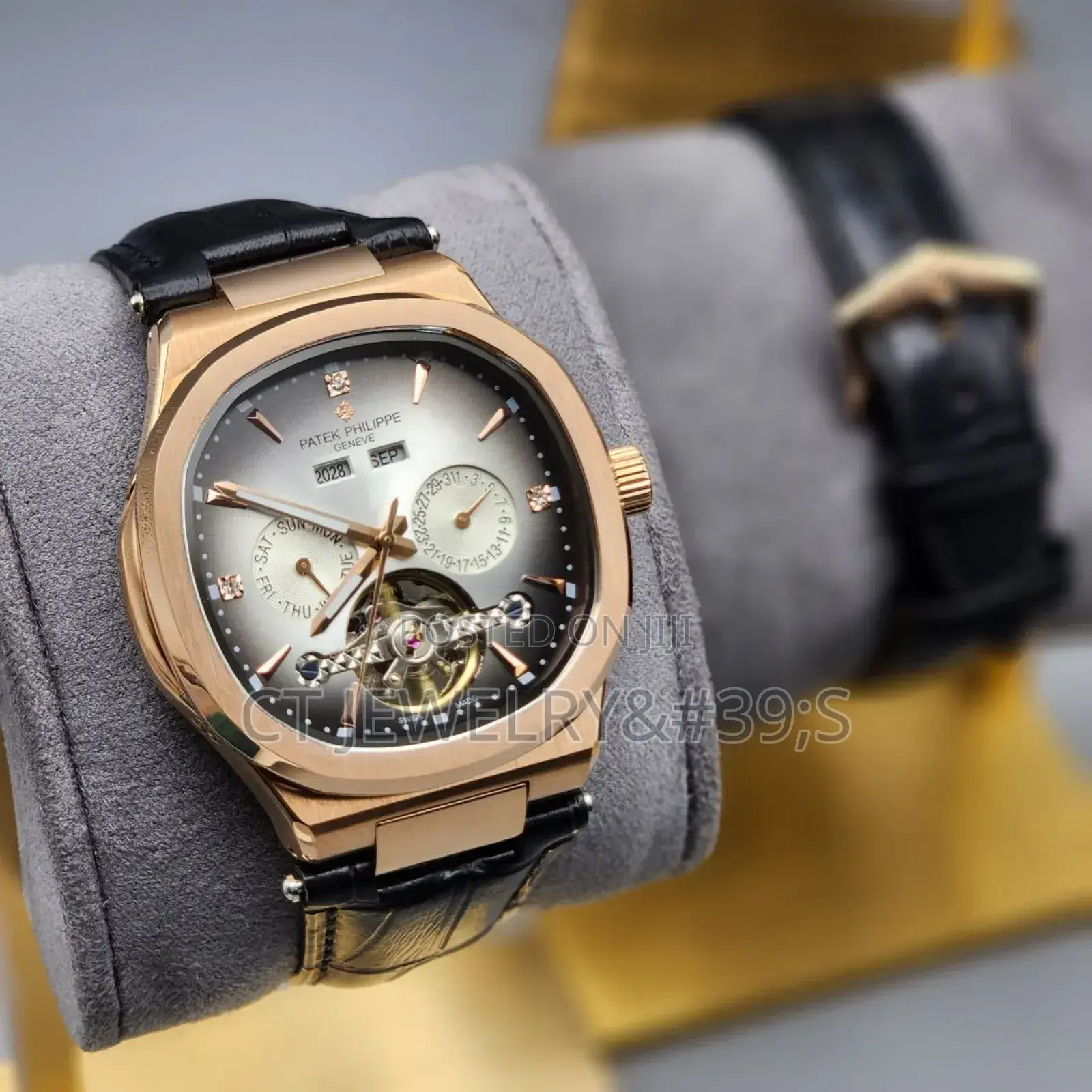 PATEK PHILIPPE Original Leather Watch (Premium) Men's