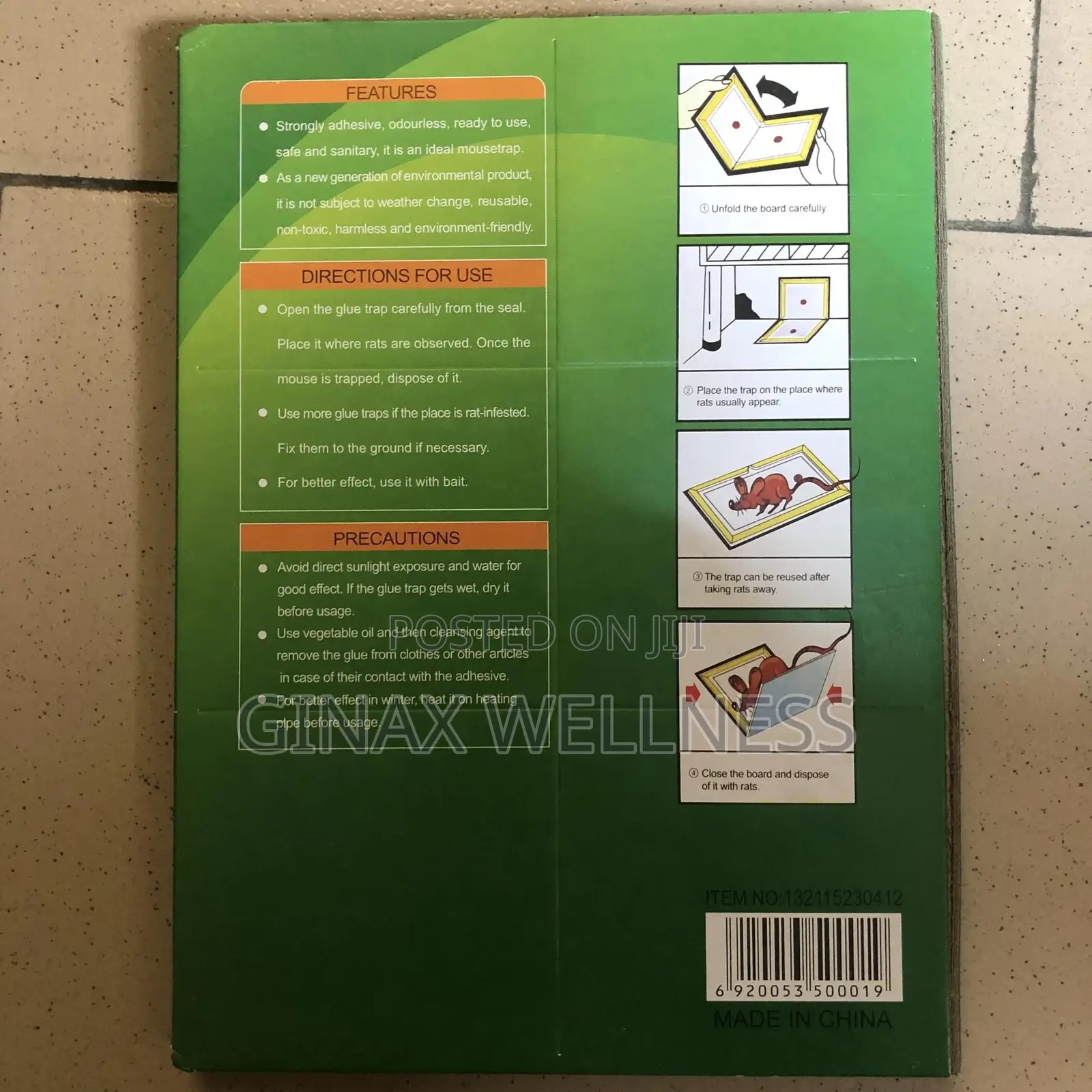 Green Catch Mouse and Rat Gum