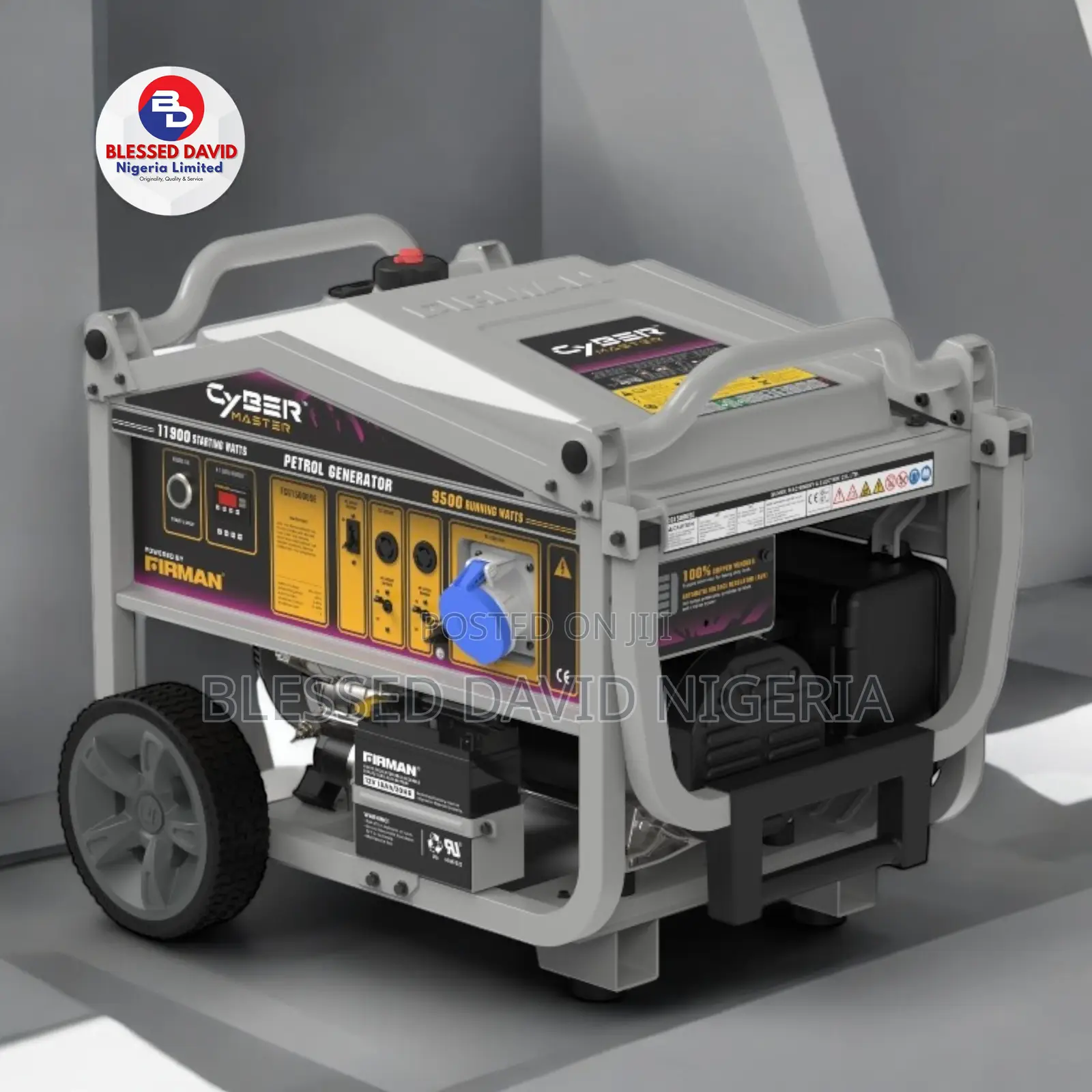 Cyber Master 12.5kva 10.0kw Button Start Petrol Generator
