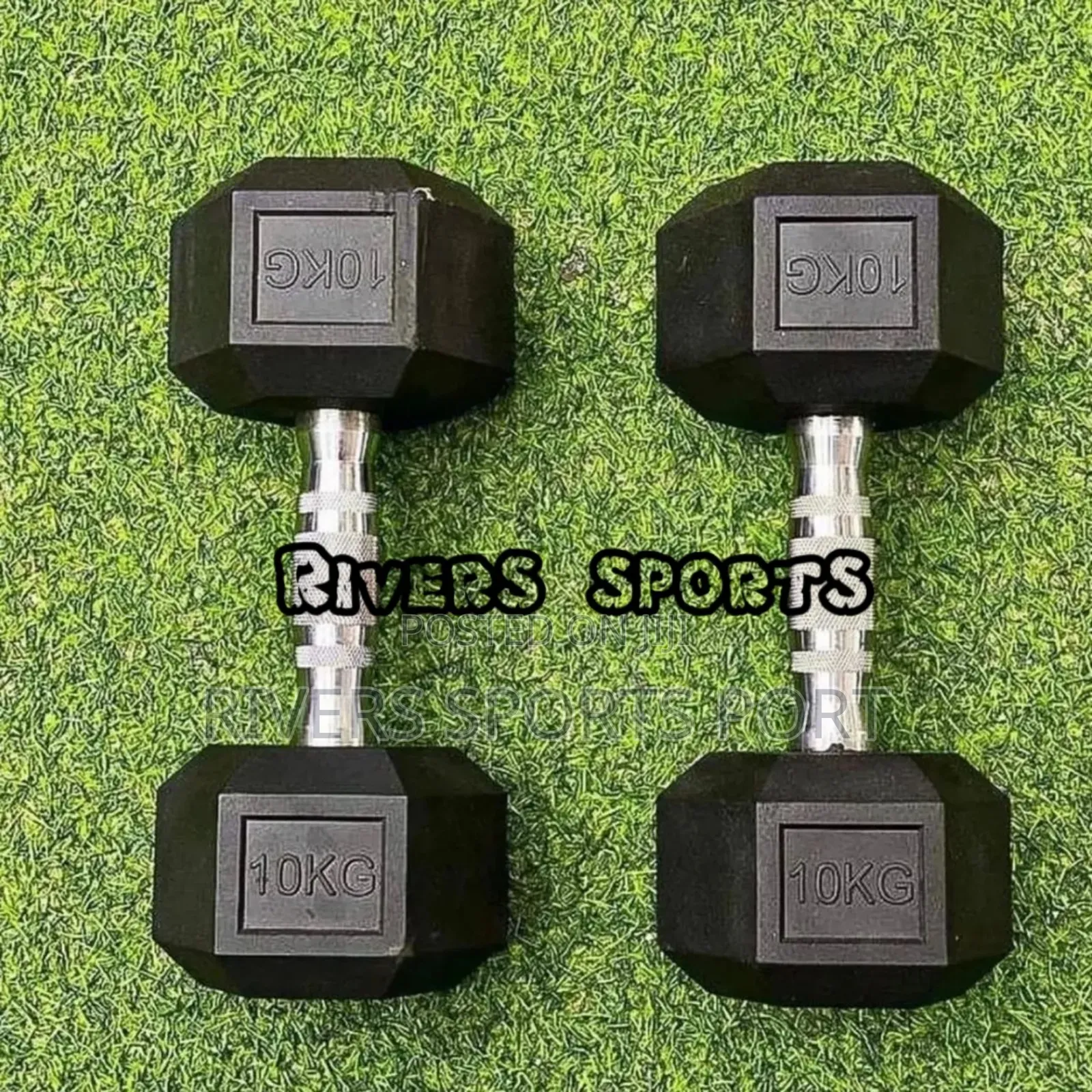 10kg Hex Dumbbell