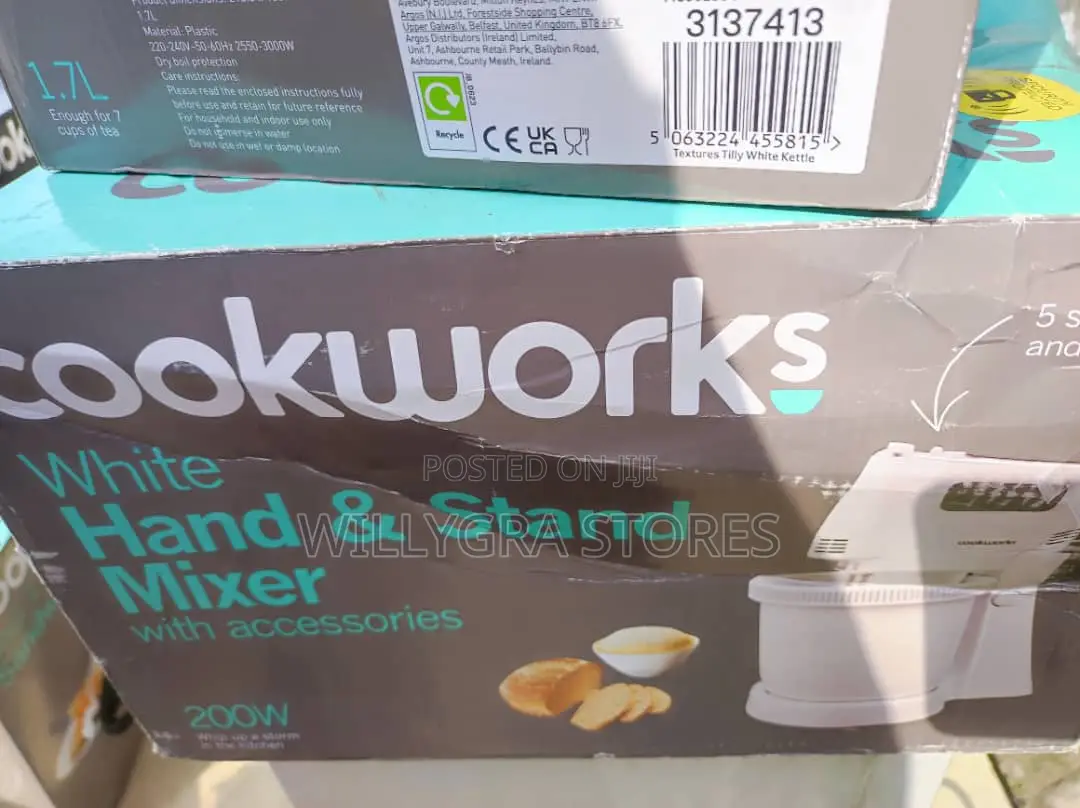 Cookworks 200 Watts Hand and Stand Mixer