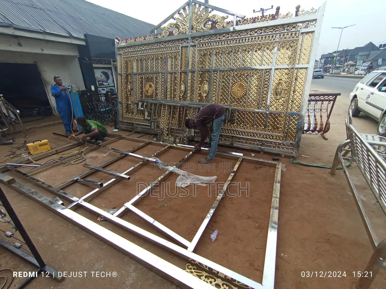 Stainless Golden Gates