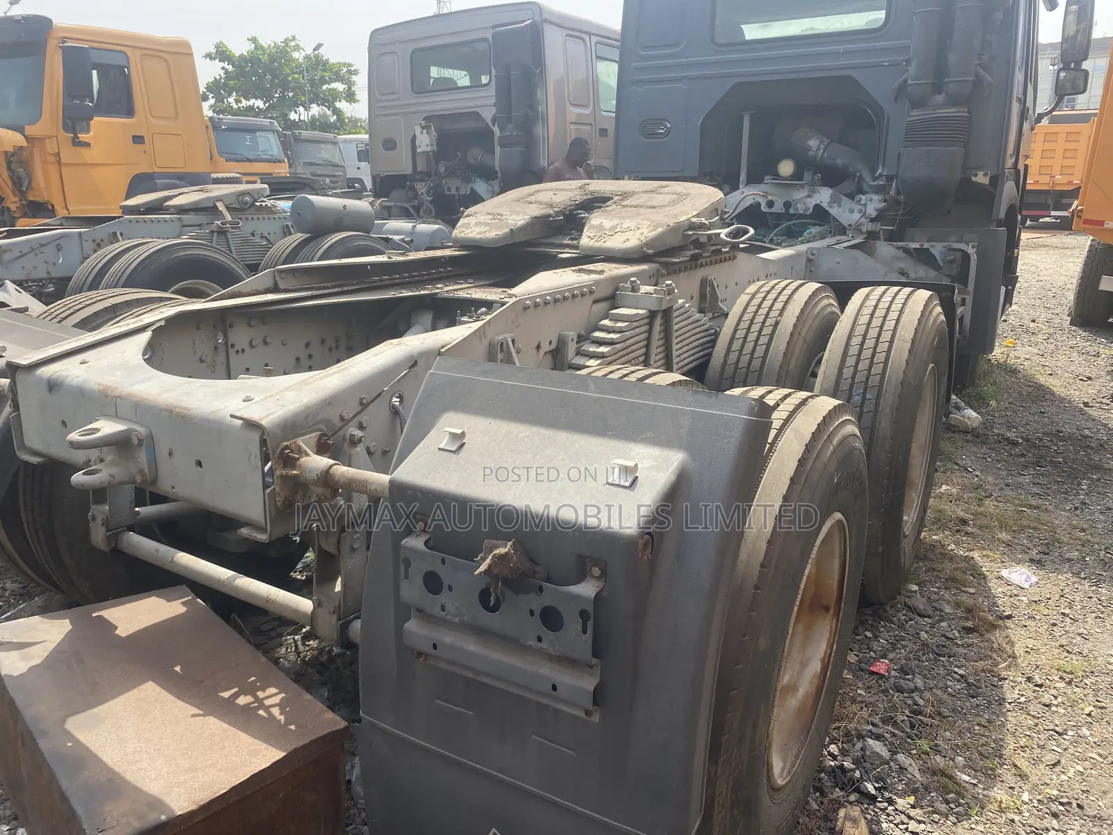 Howo 371 Tractor Head Grey