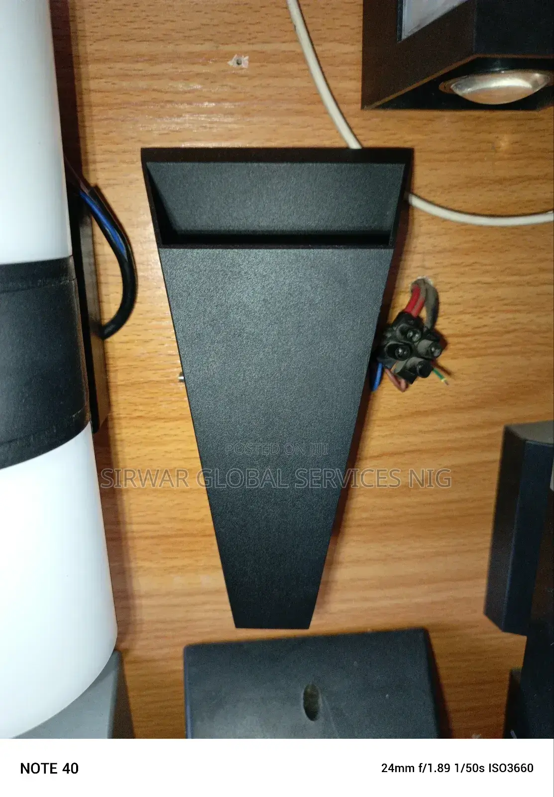 Outdoor Light Black Body Warm White Light