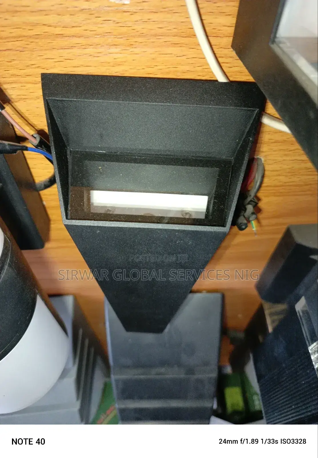 Outdoor Light Black Body Warm White Light