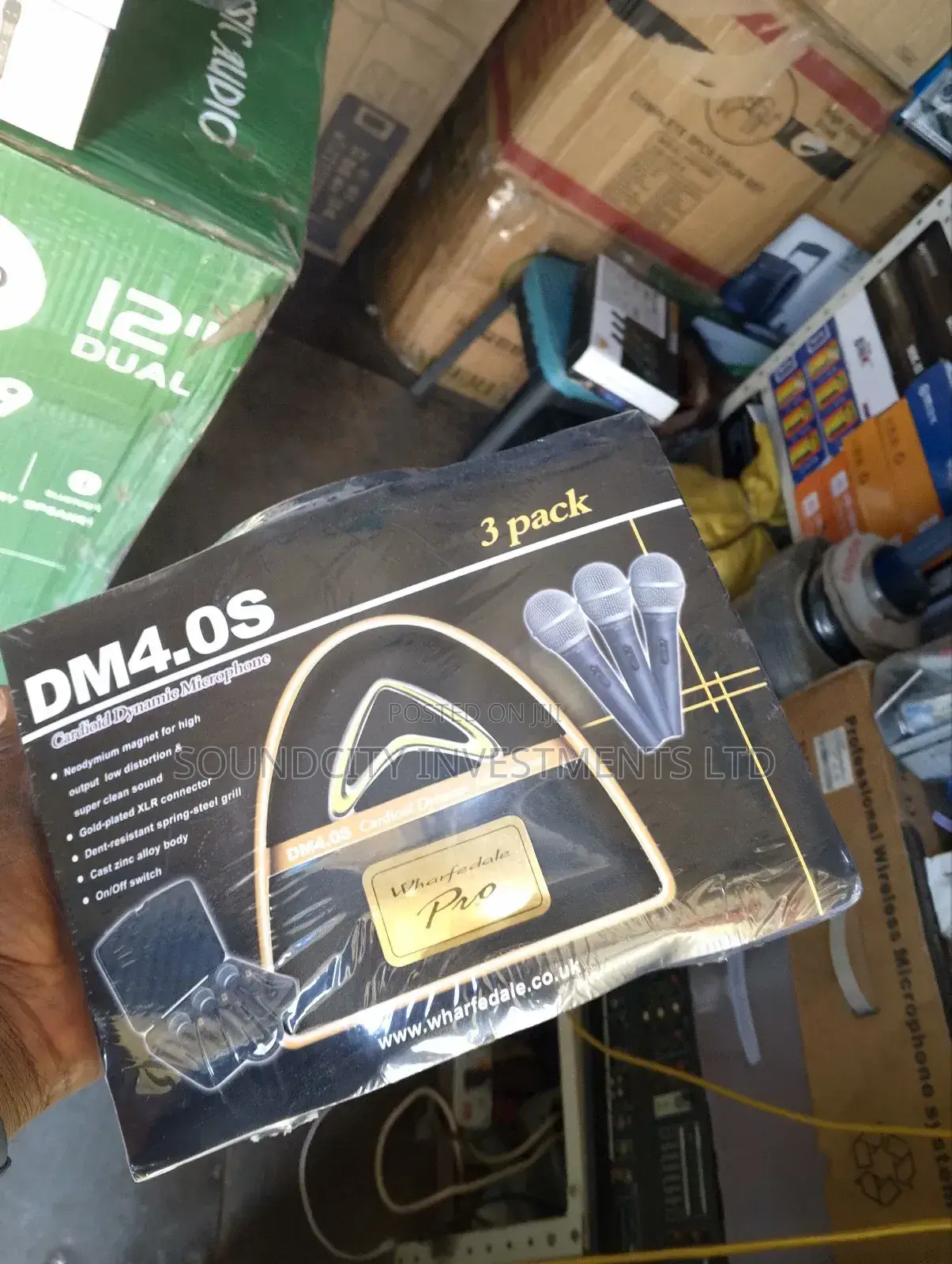 Wharfedale 3 in 1 Wire Microphone.