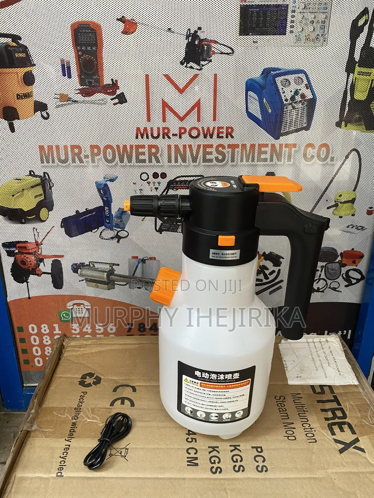 Cordless 2L Snow Foam Sprayer Bottle Washer