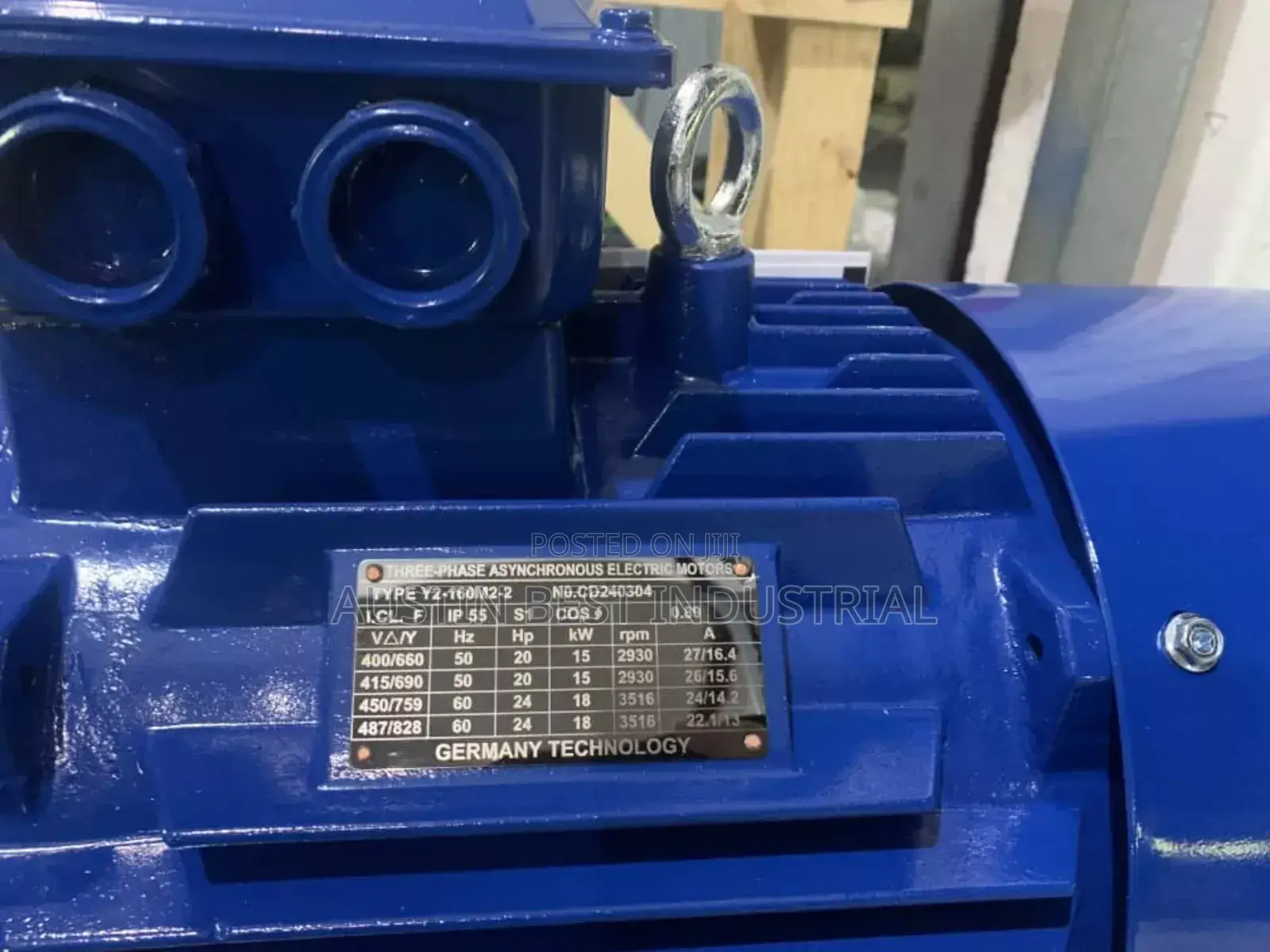 15kw/20hp Industrial Electric Motor 380V
