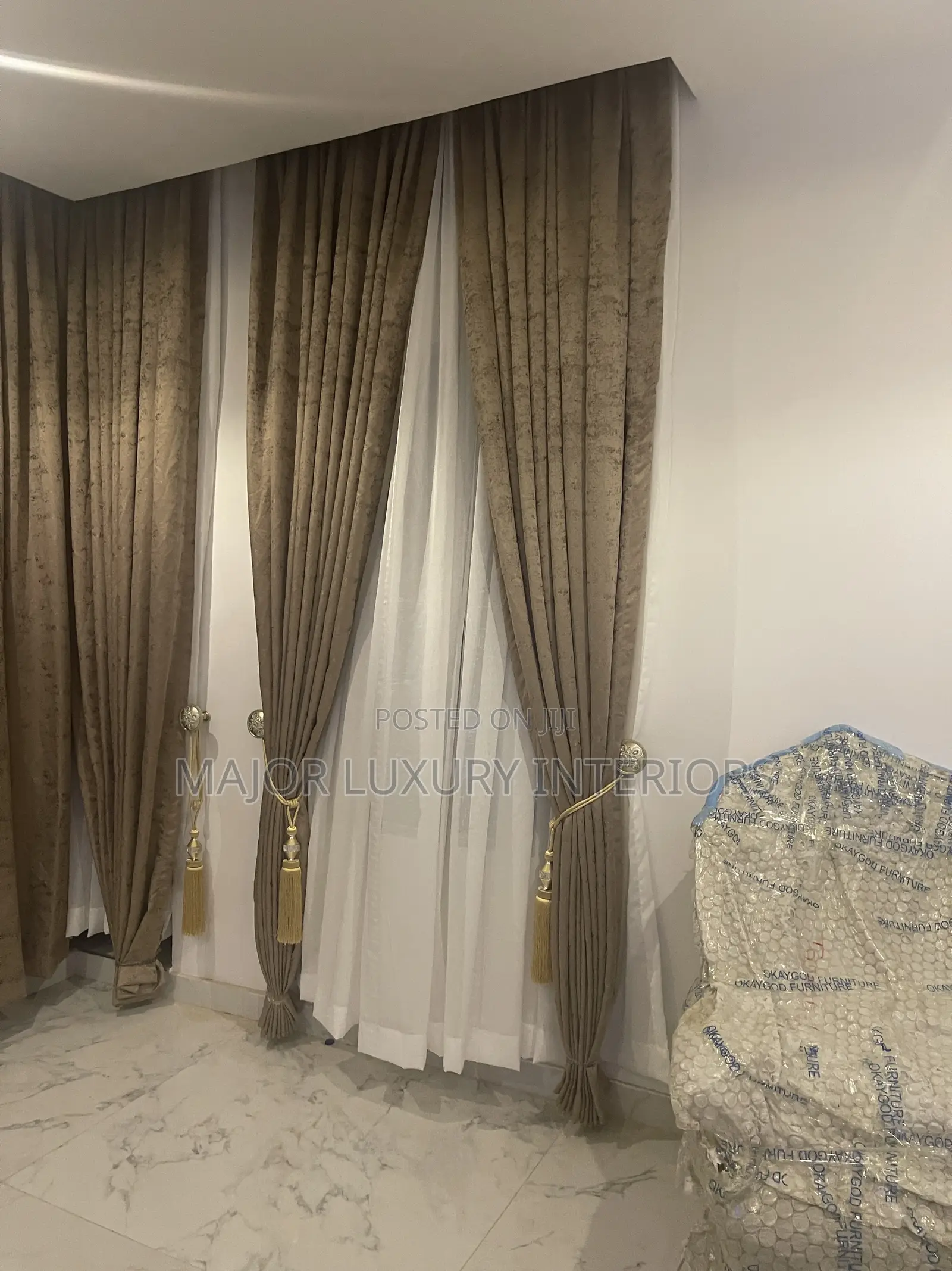 Turkey Curtains With Pleated Design