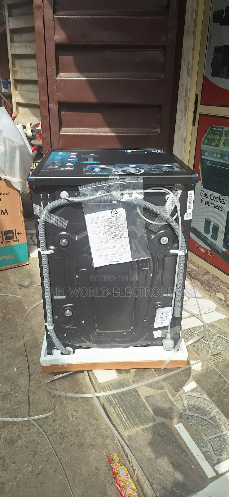 New Hisense 12kg Front Load (Wash Spinning) Full Automatic