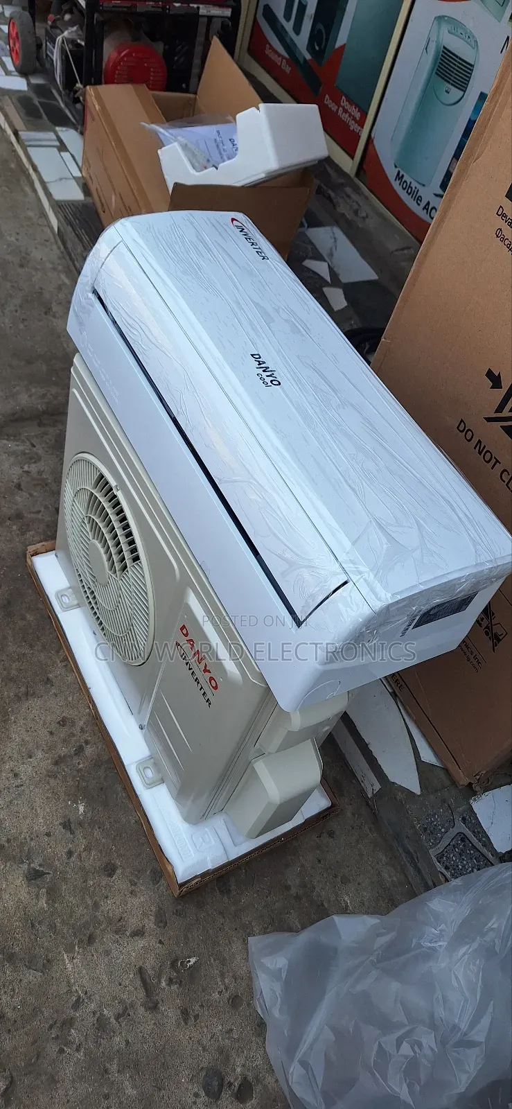 New Danyo Inverter Split Ac 1hp Faster Cooling With Kit 3yrs