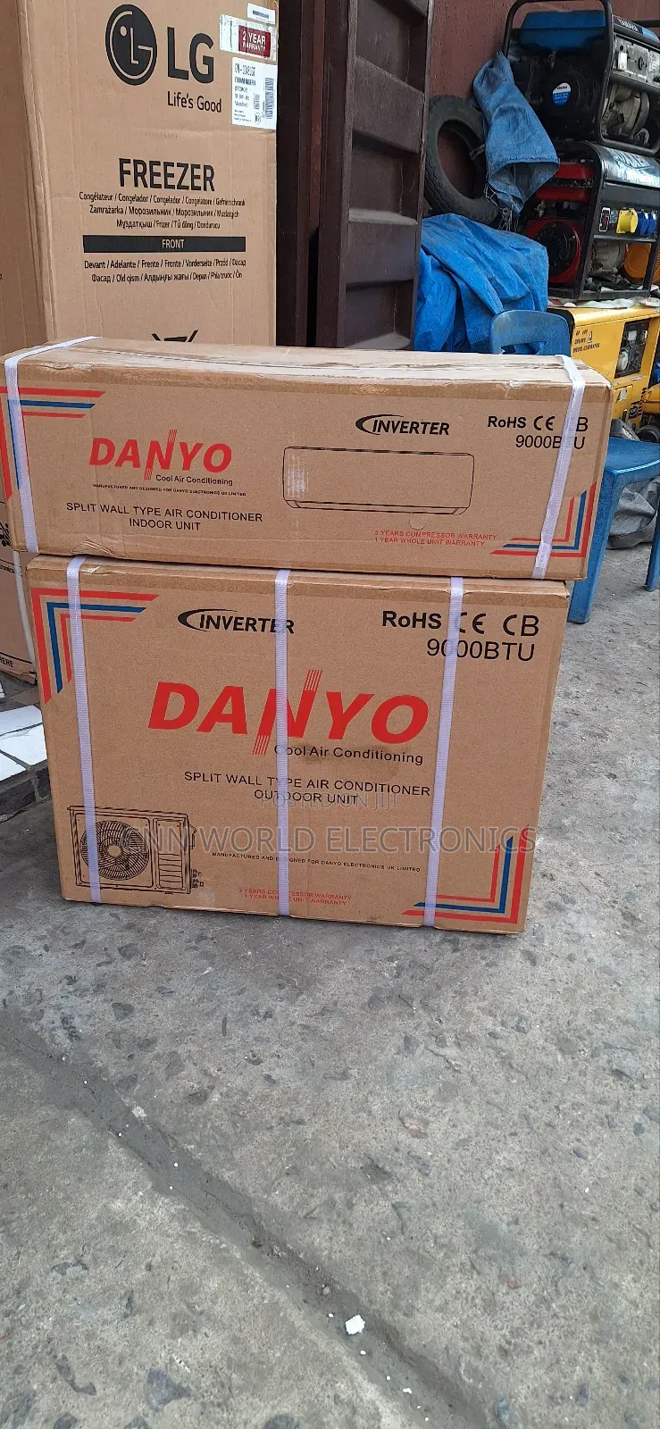 New Danyo Inverter Split Ac 1hp Faster Cooling With Kit 3yrs