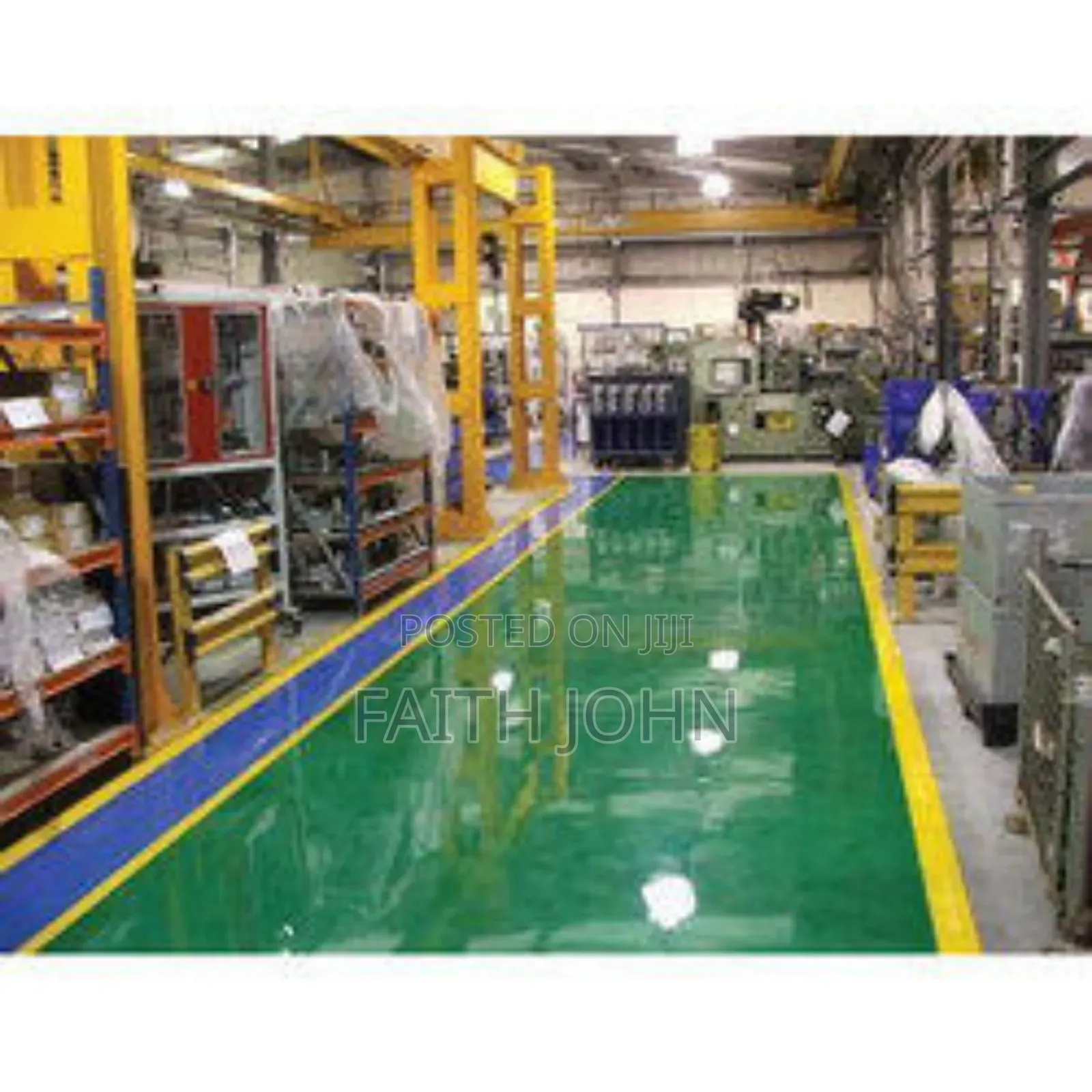 Greenish Epoxy Flooring