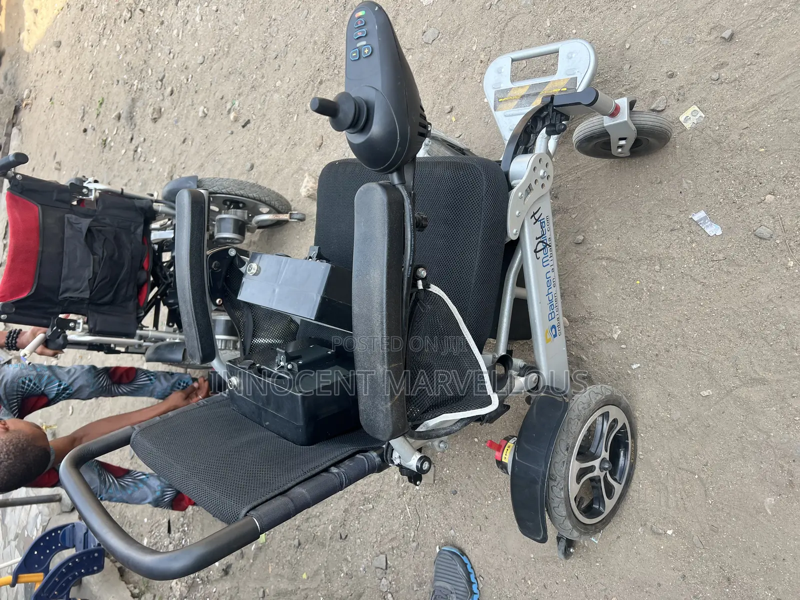 Fordable Electric Wheelchair With Extra Battery
