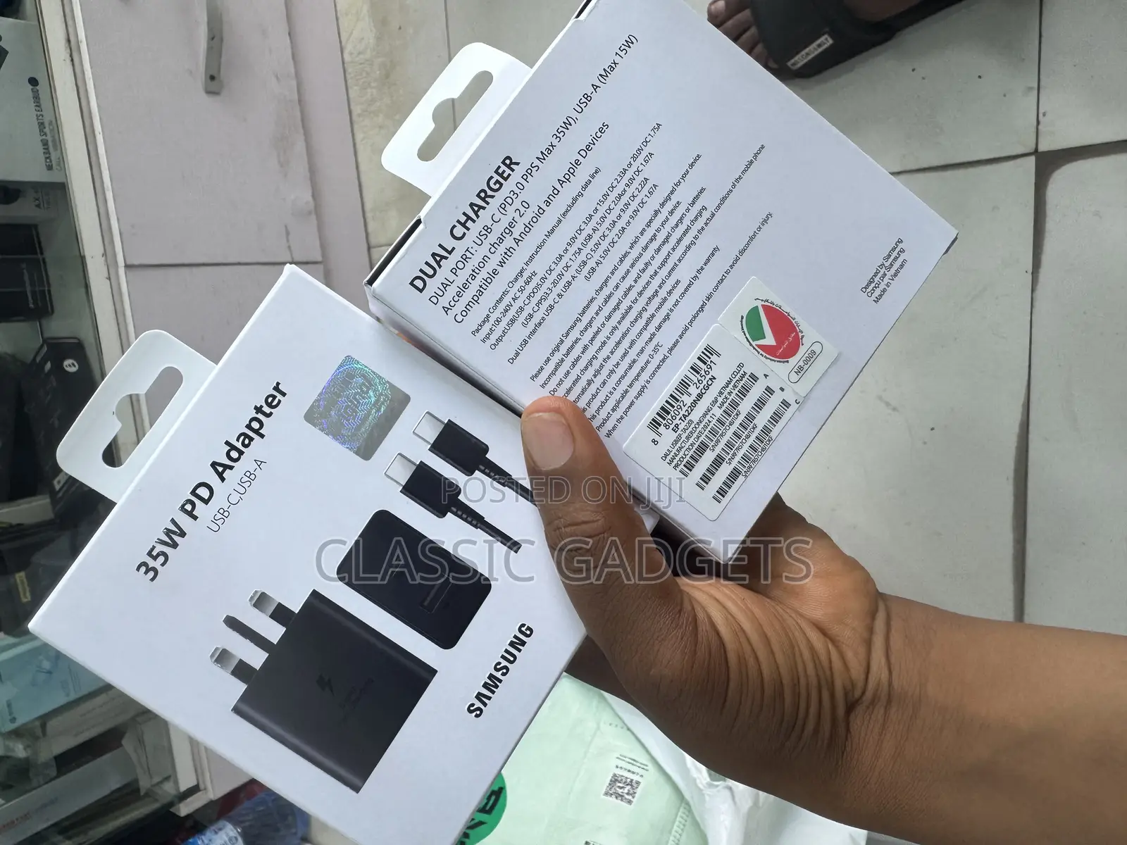 Samsung 35w Super Fast Charger With 2 Ports