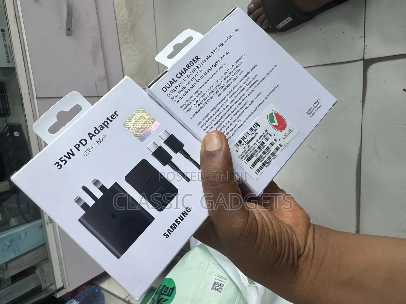 Samsung 35w Super Fast Charger With 2 Ports