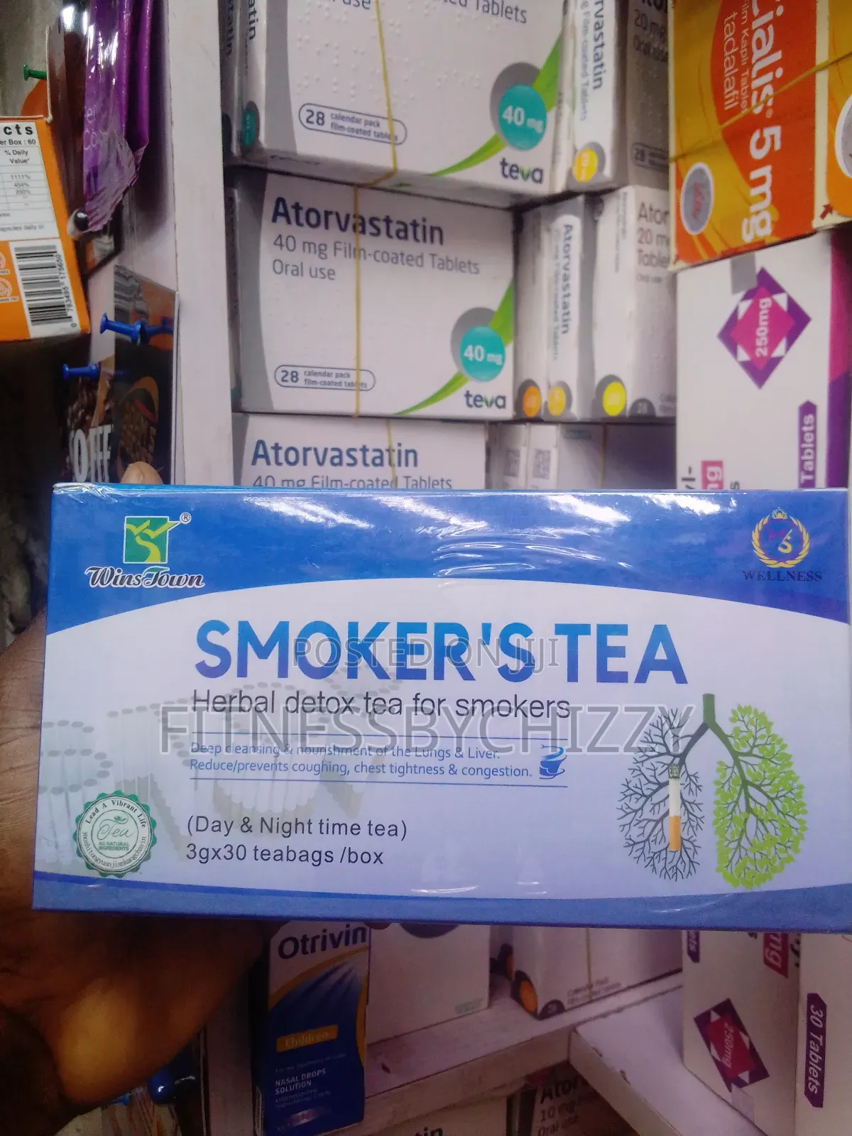 Wins Town Smoker's Detox 3g X 30 Tea Bags