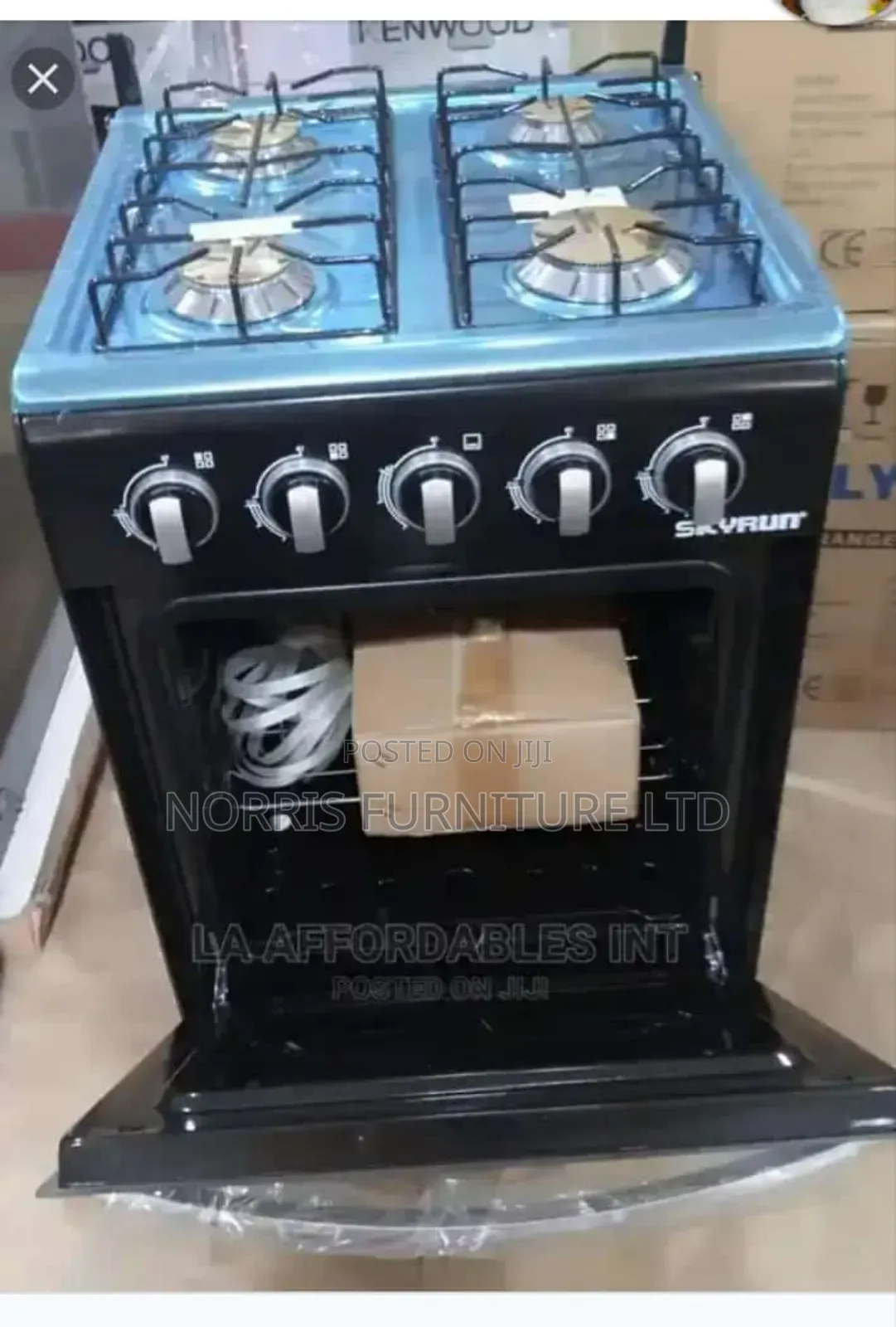 4 Burner Standing Cooker