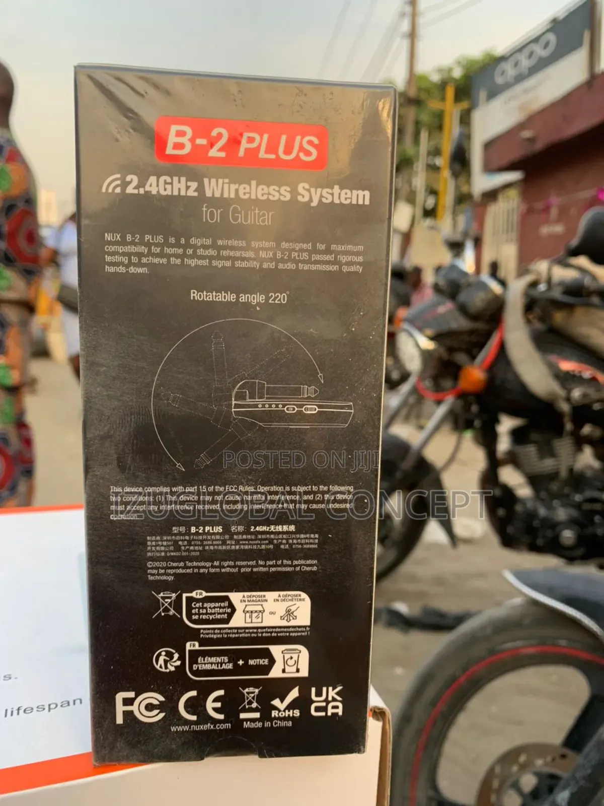 NUX B-2 PLUS Wireless Guitar 2.4 GHZ