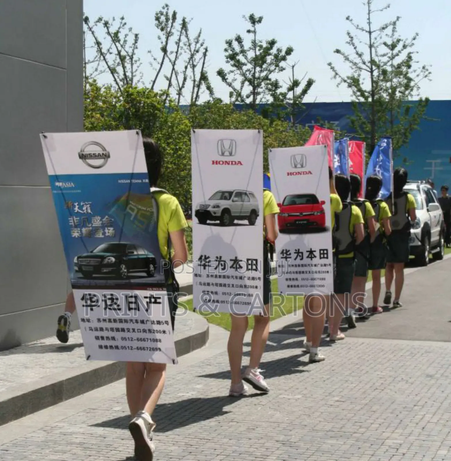 X Stand Banners Backpack (":;":;":;)