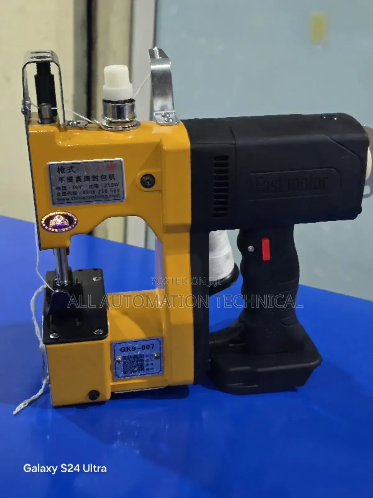 Industrial Hand-held And Rechargable Bag Sewing Machine For Rice Sacks
