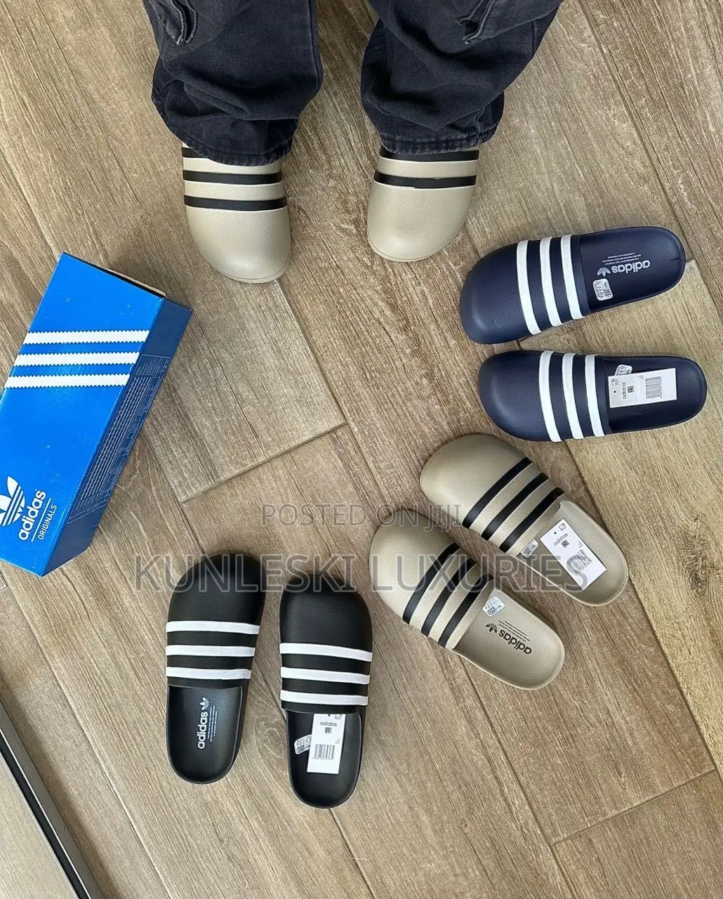 Original Adidas Adilette Clogs Slides Collections